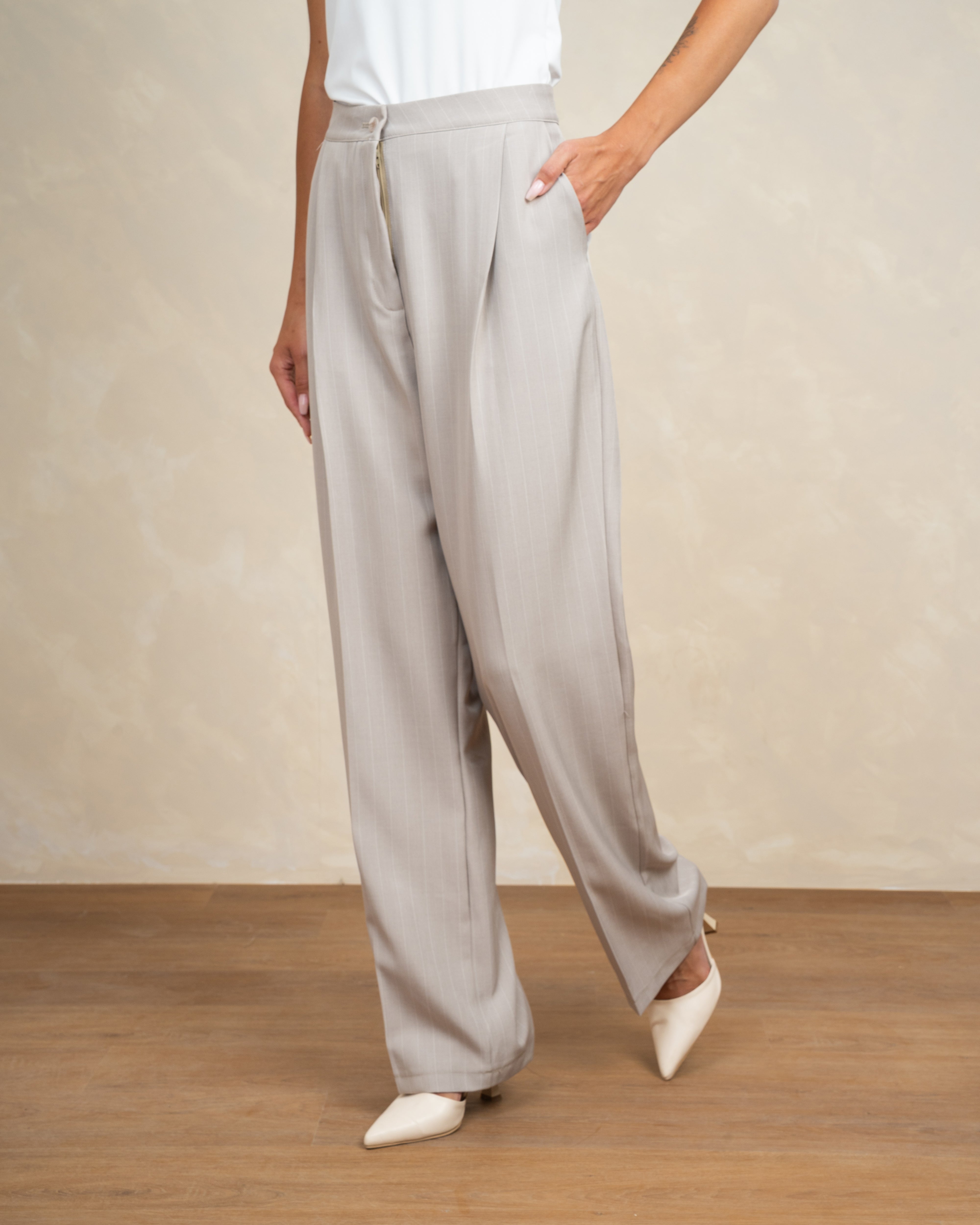 Classic Trouser With Waist Stripes