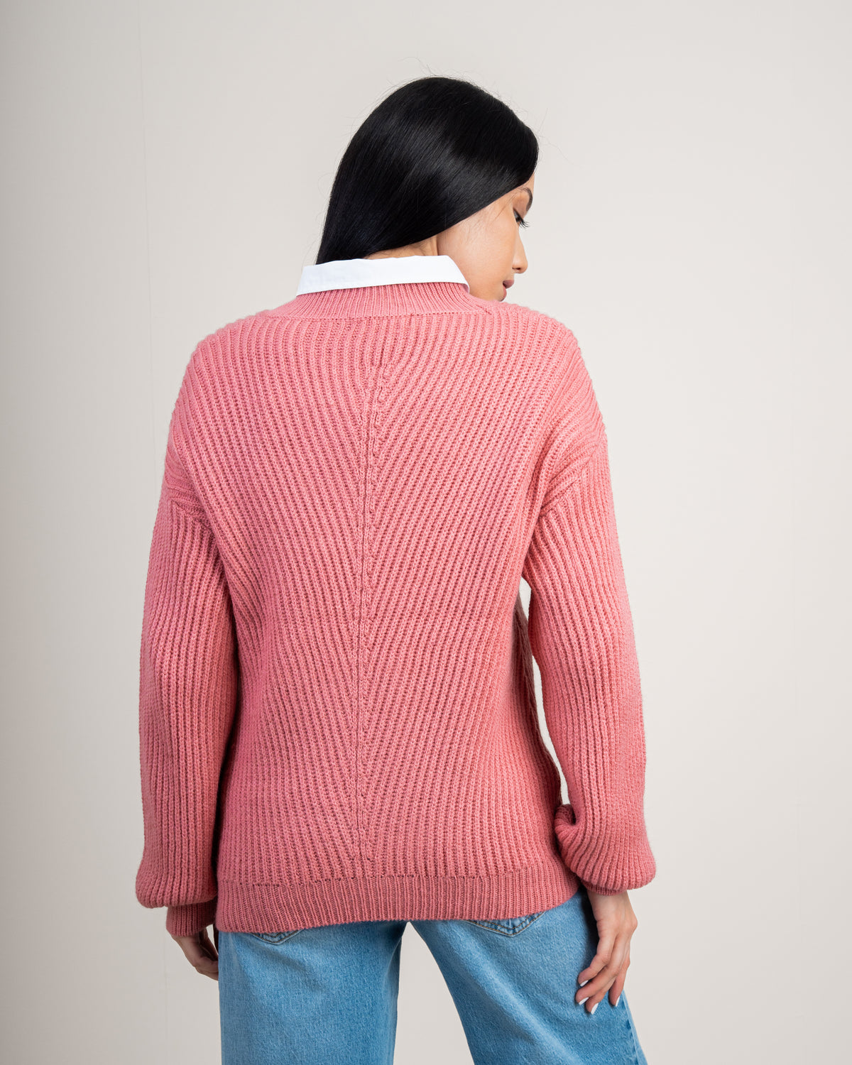 Knitwear Pullover With Cable Detail