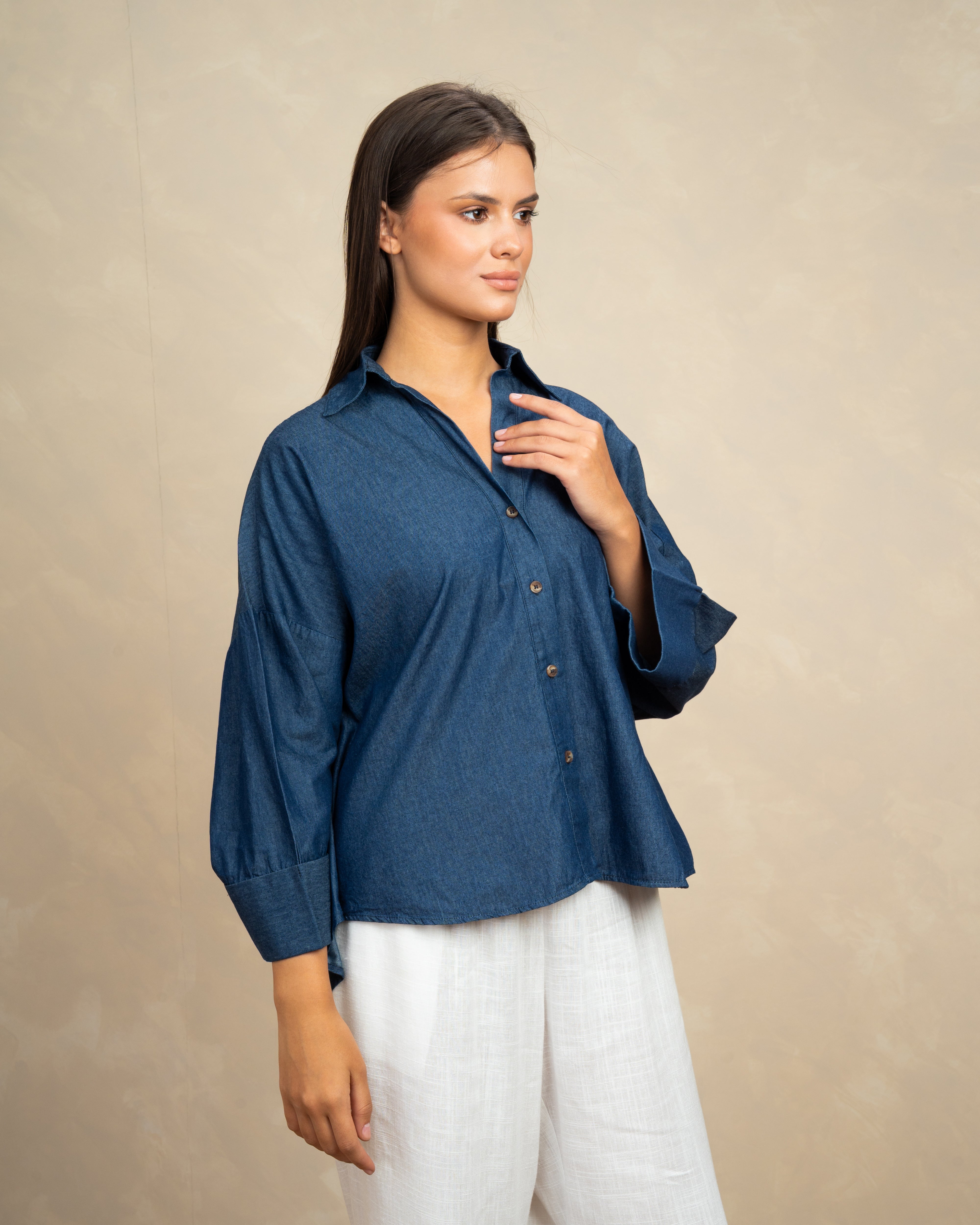 Relaxed Fit Denim Shirt