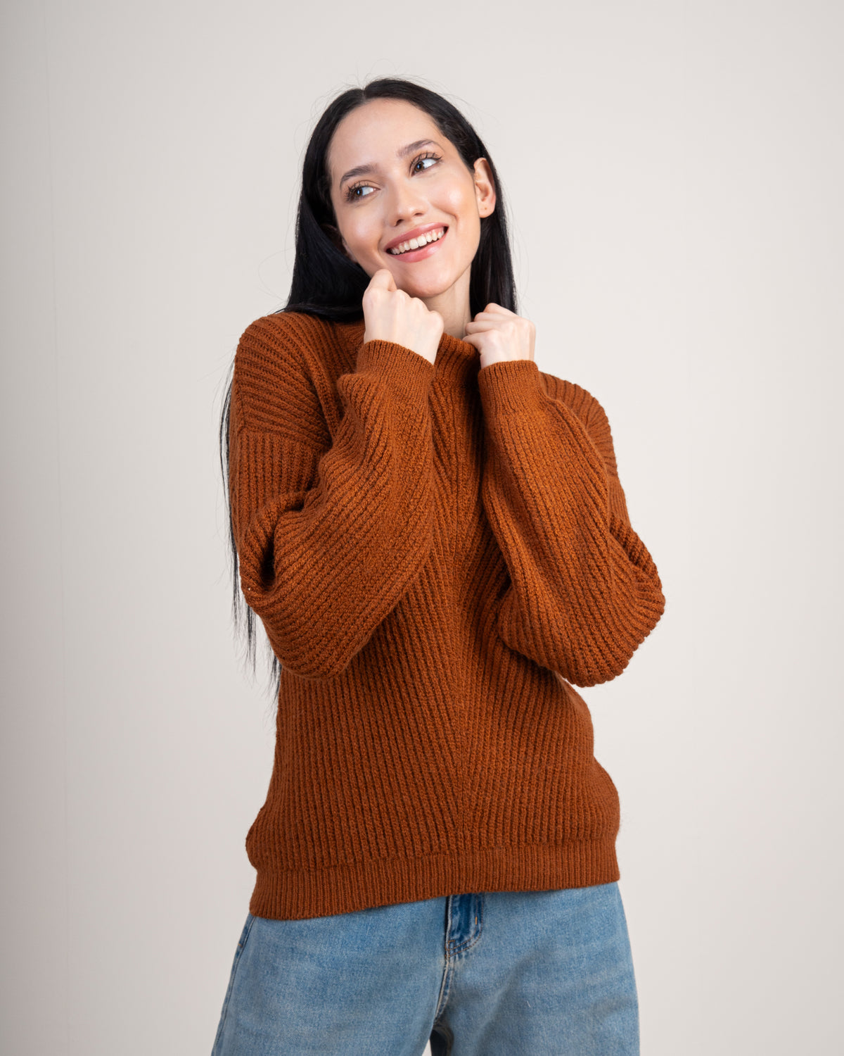 Knitwear Pullover With Cable Detail