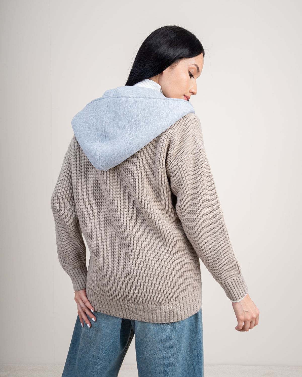 Knitwear Cardigan With Wooden Buttons