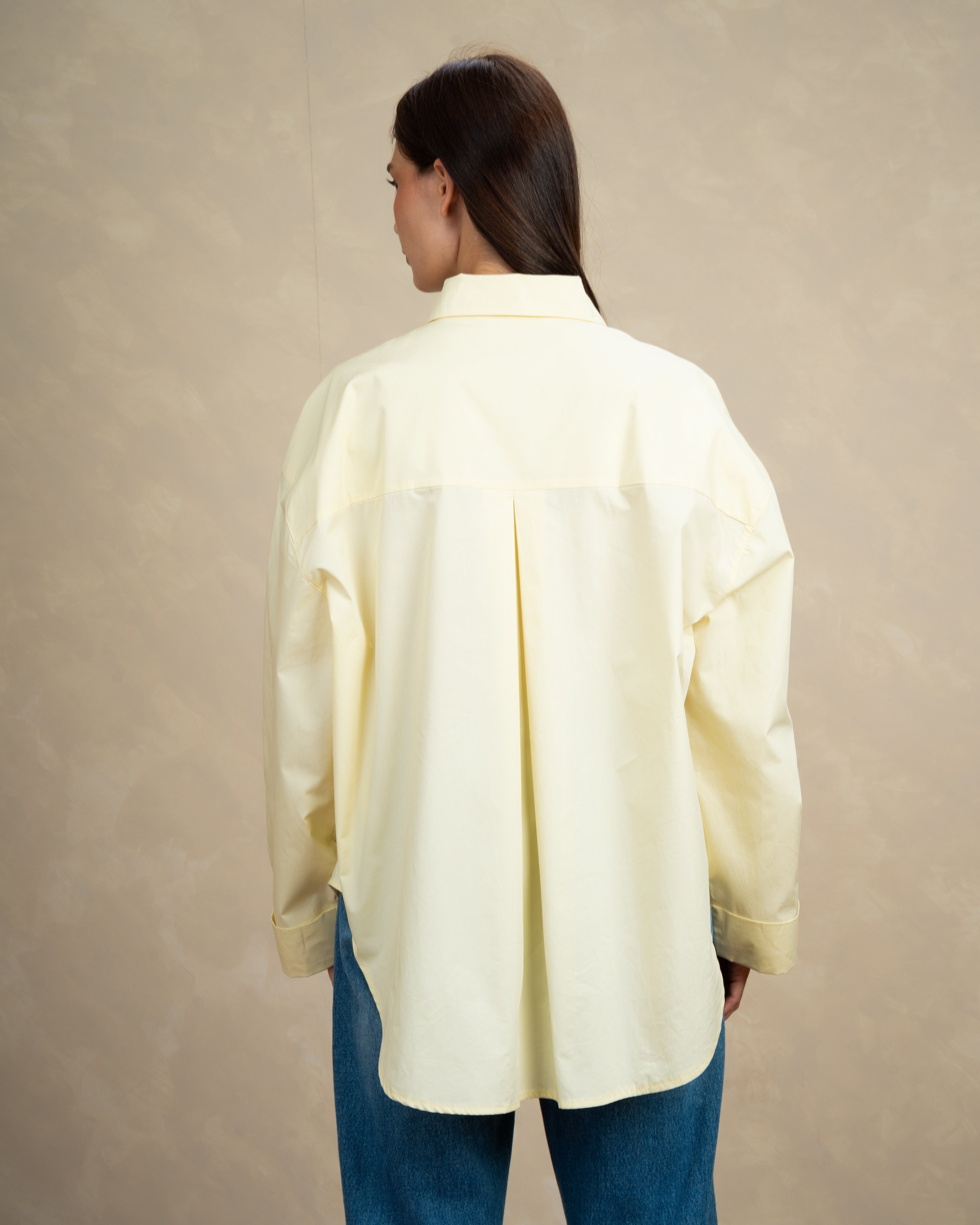 Poplin Shirt With Gold Buttons