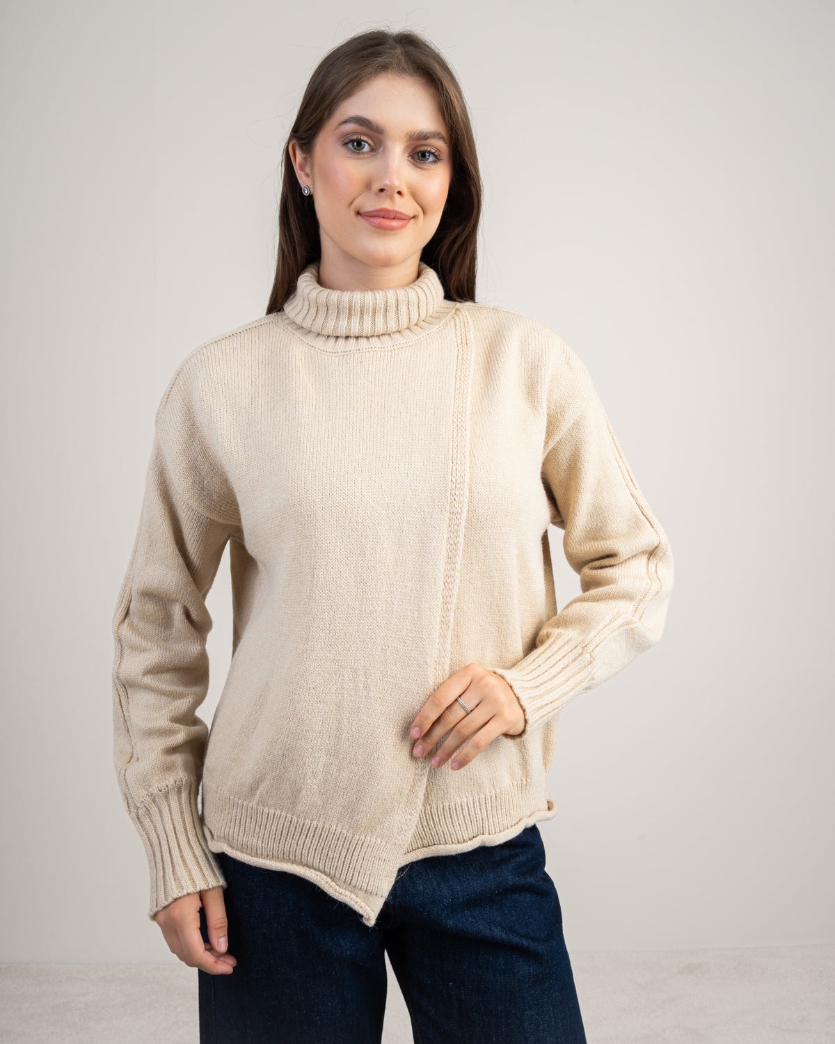 Turtleneck Knitwear Pullover