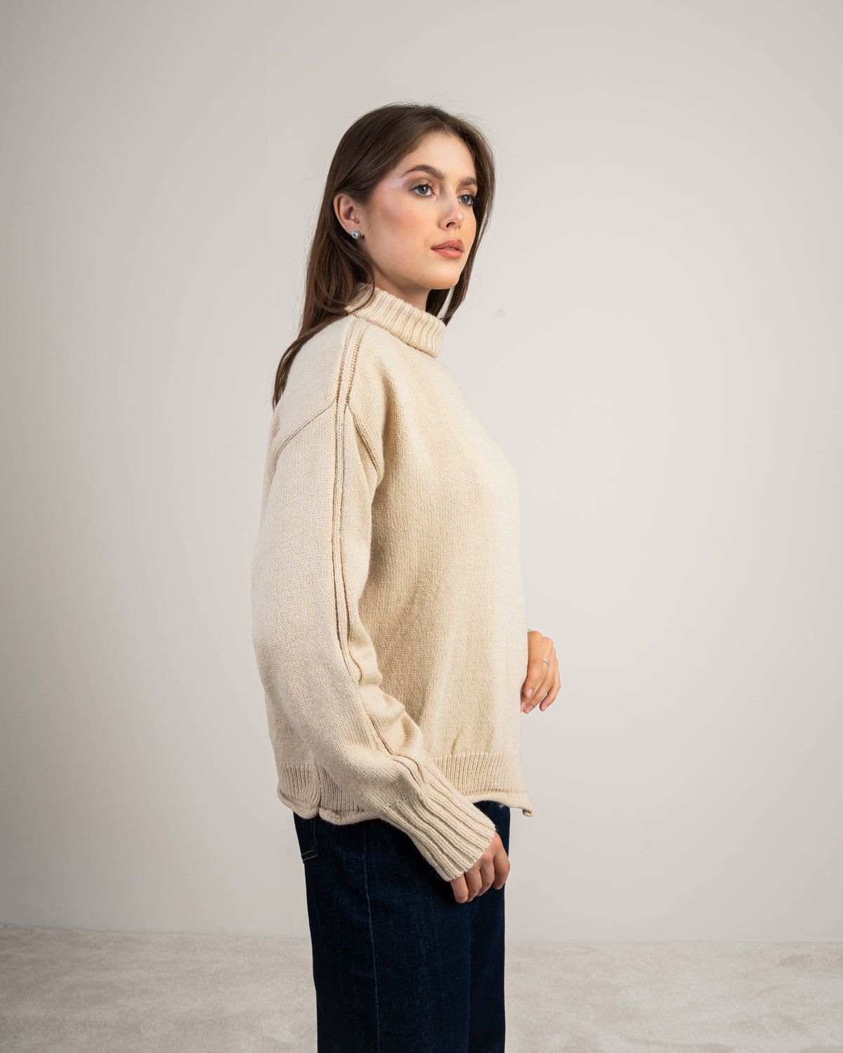 Turtleneck Knitwear Pullover