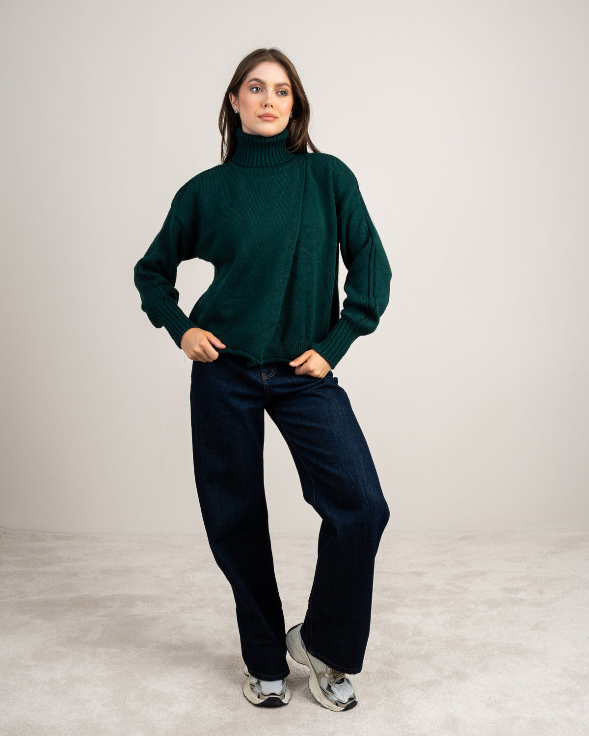 Turtleneck Knitwear Pullover