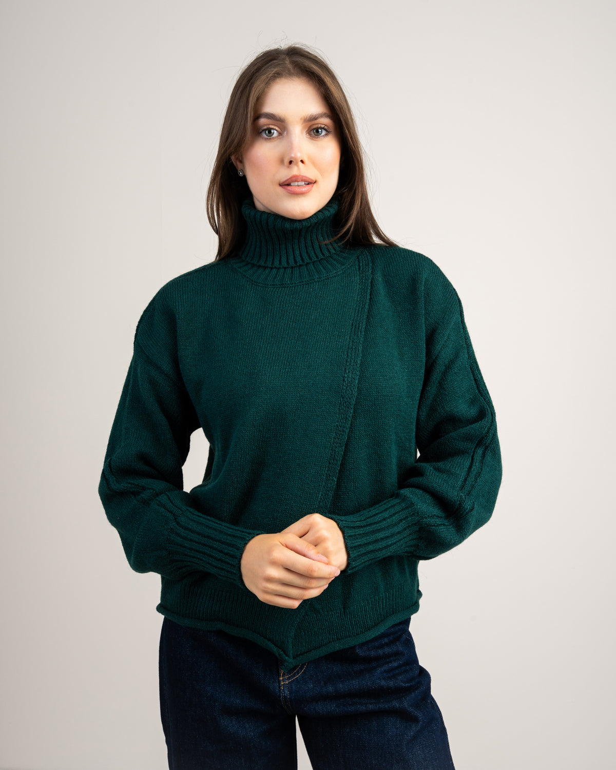 Turtleneck Knitwear Pullover