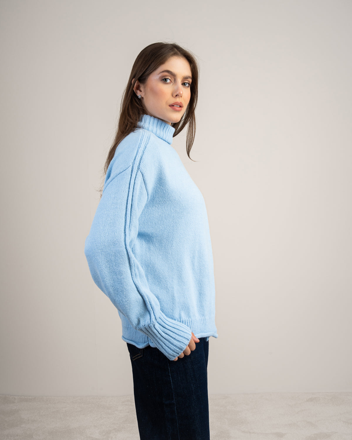 Turtleneck Knitwear Pullover