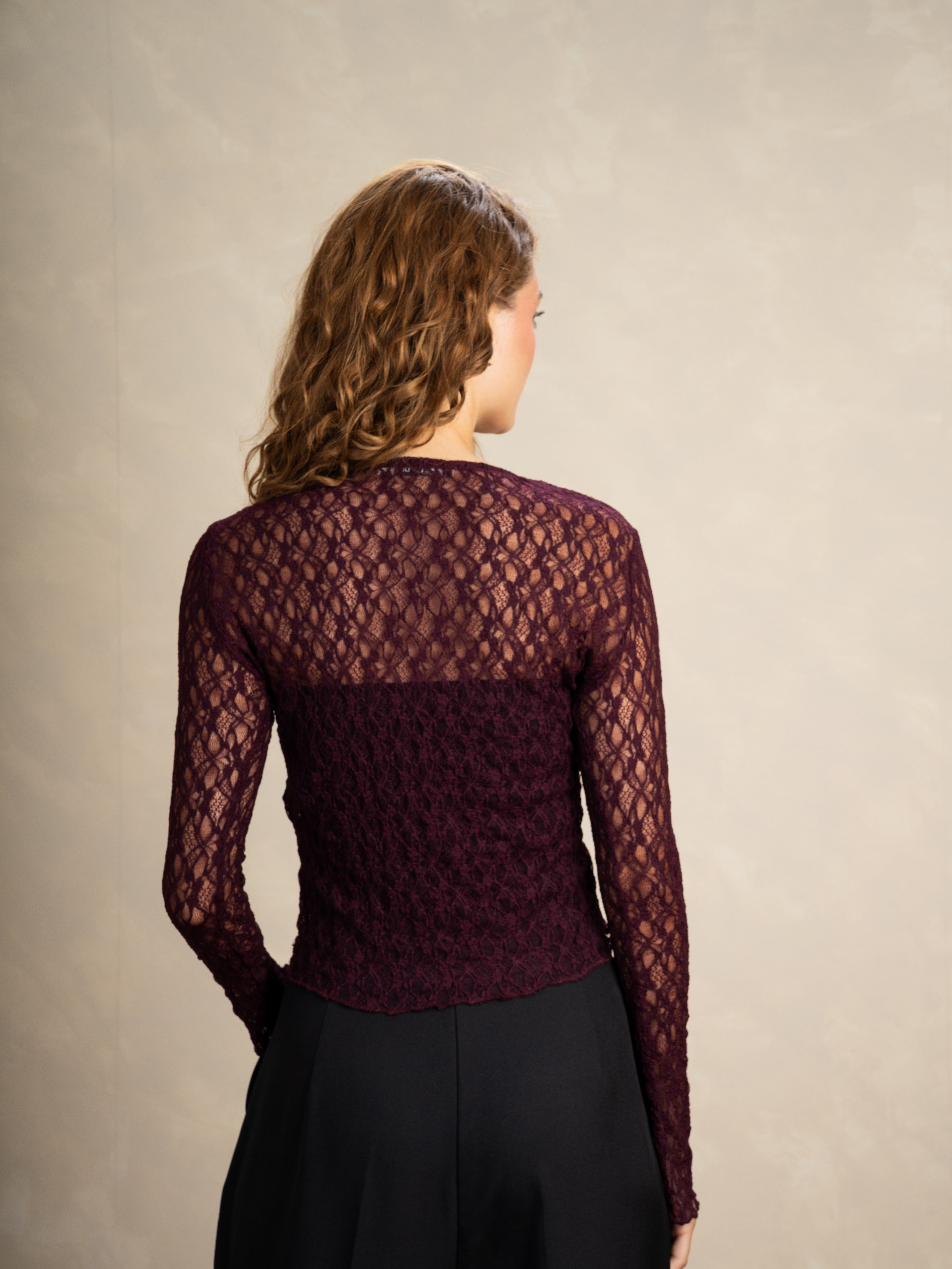Lace Body With Button Front