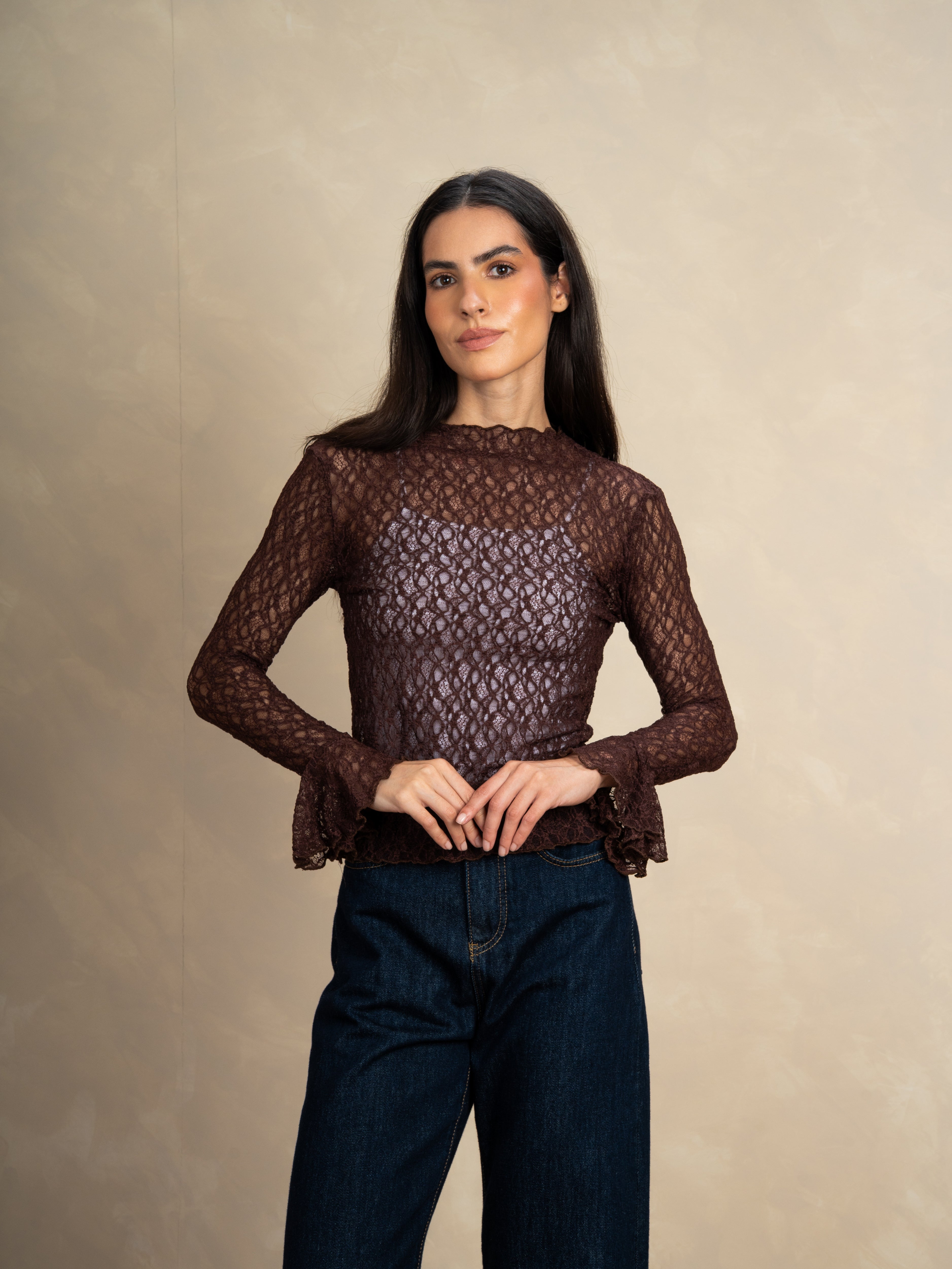 Lace Knitwear Body