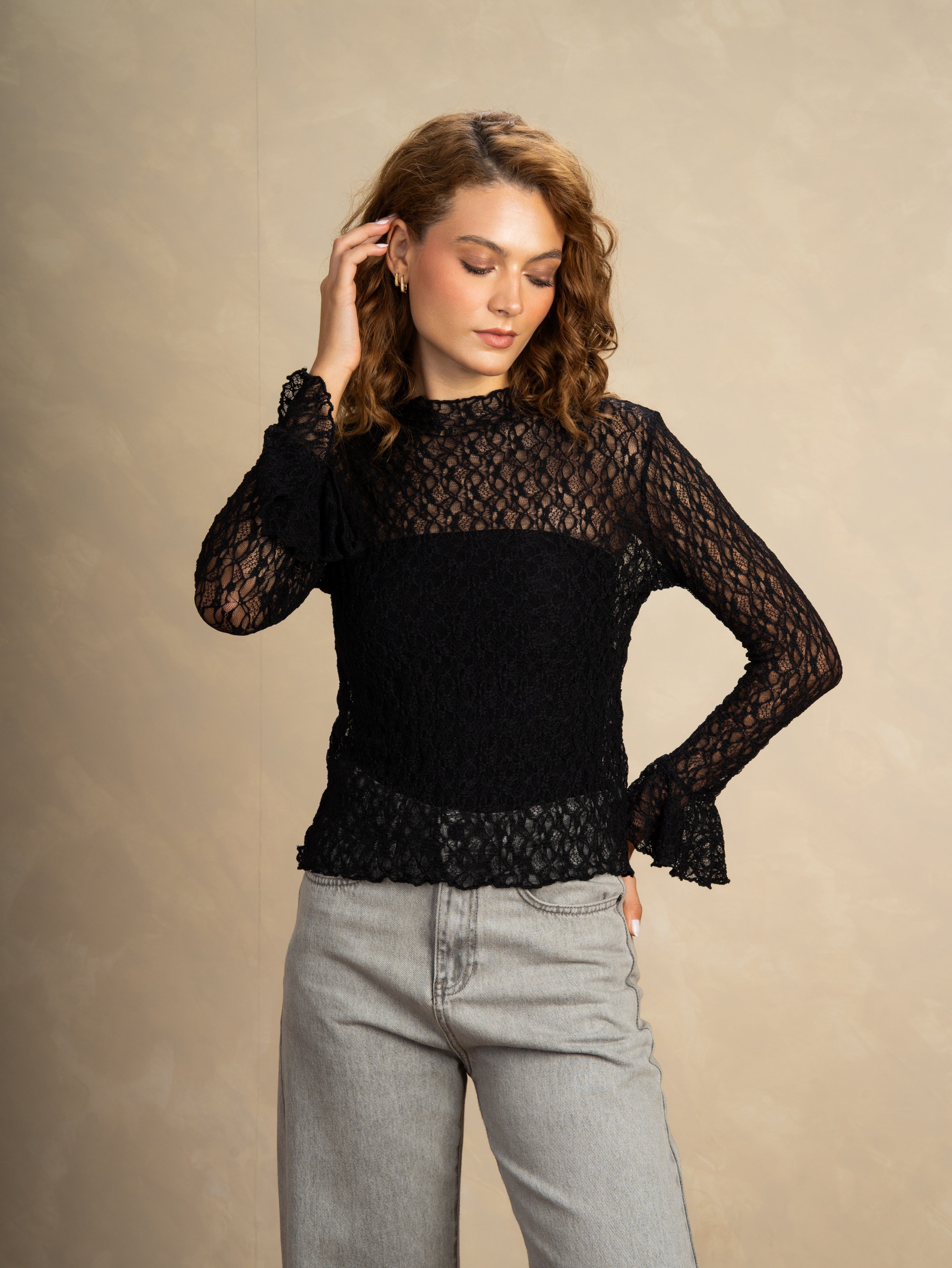 Lace Knitwear Body