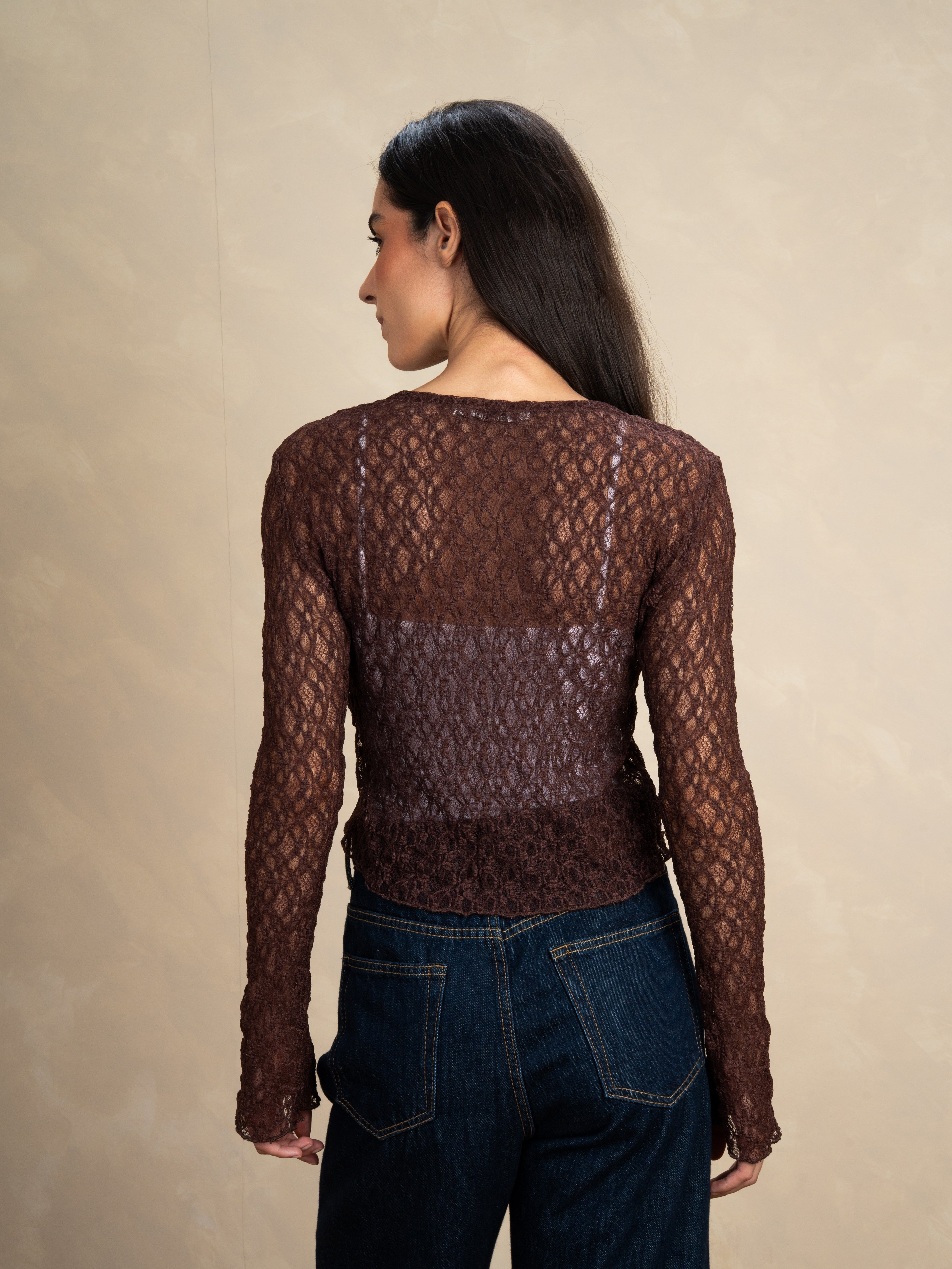 Lace Body With Button Front