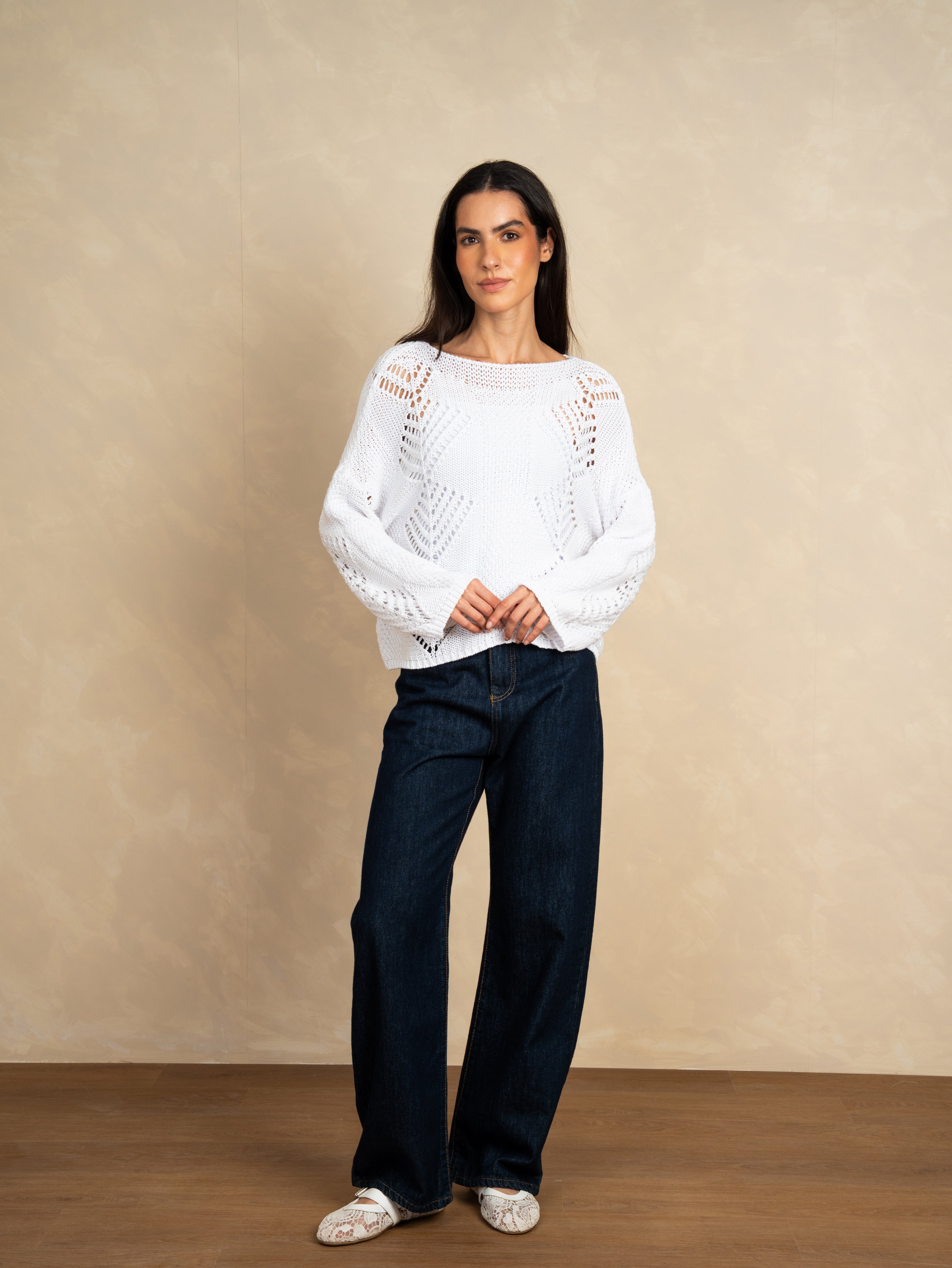 Plain Ruffle Fabric Shirt