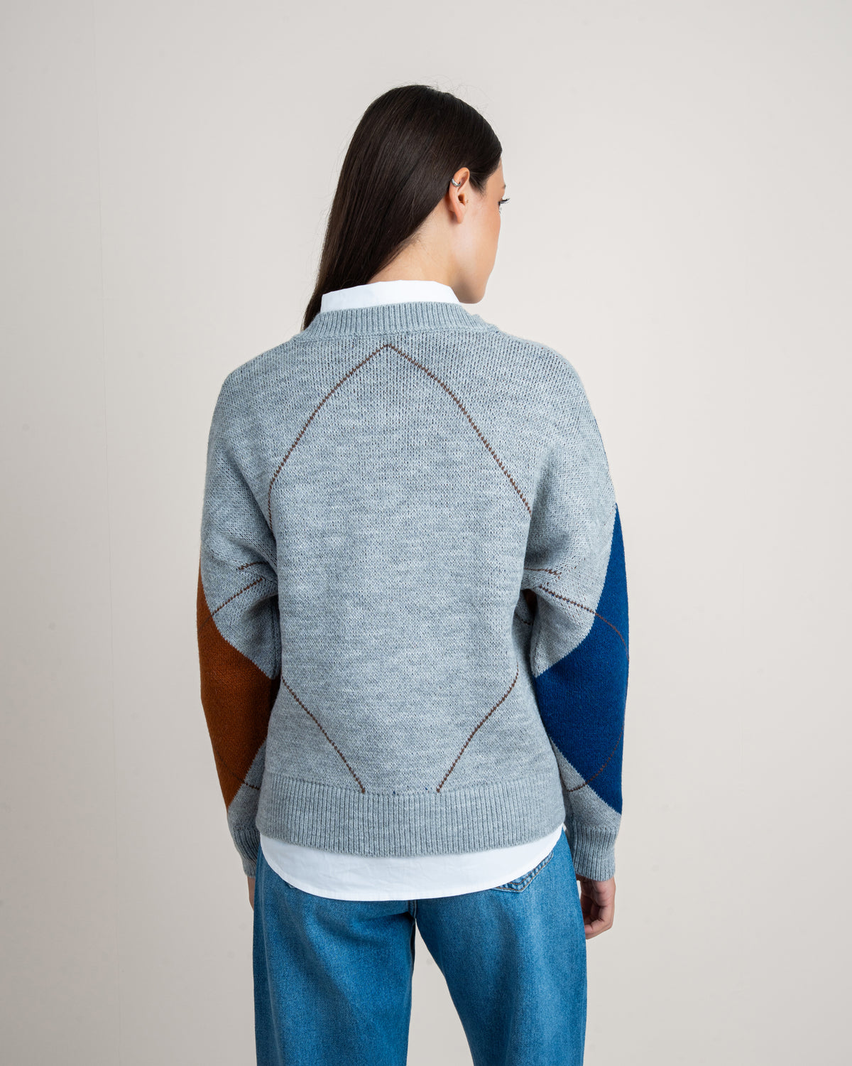 Geometric Pattern - Knitwear Pullover