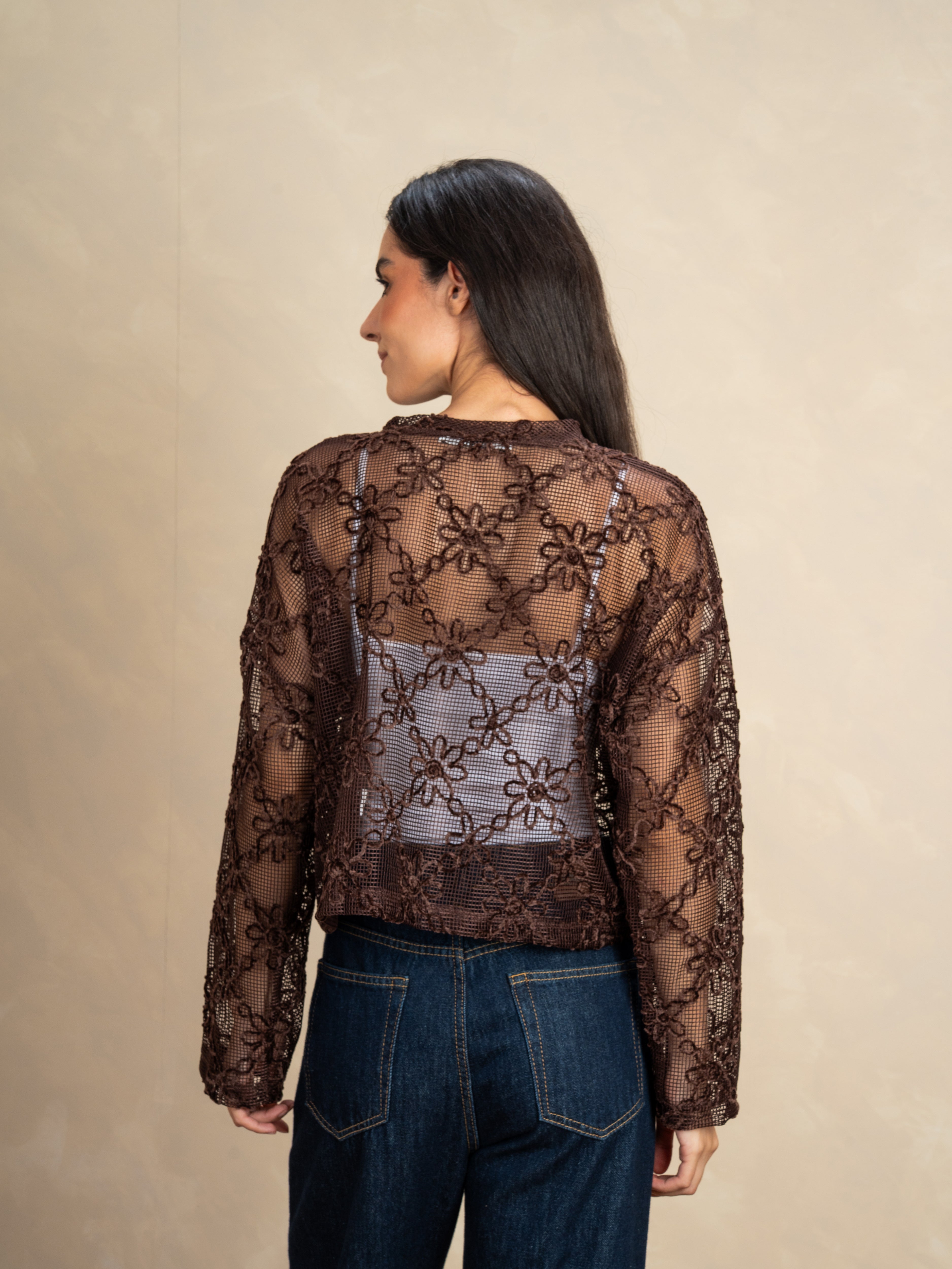 Floral Square Embroidered Body