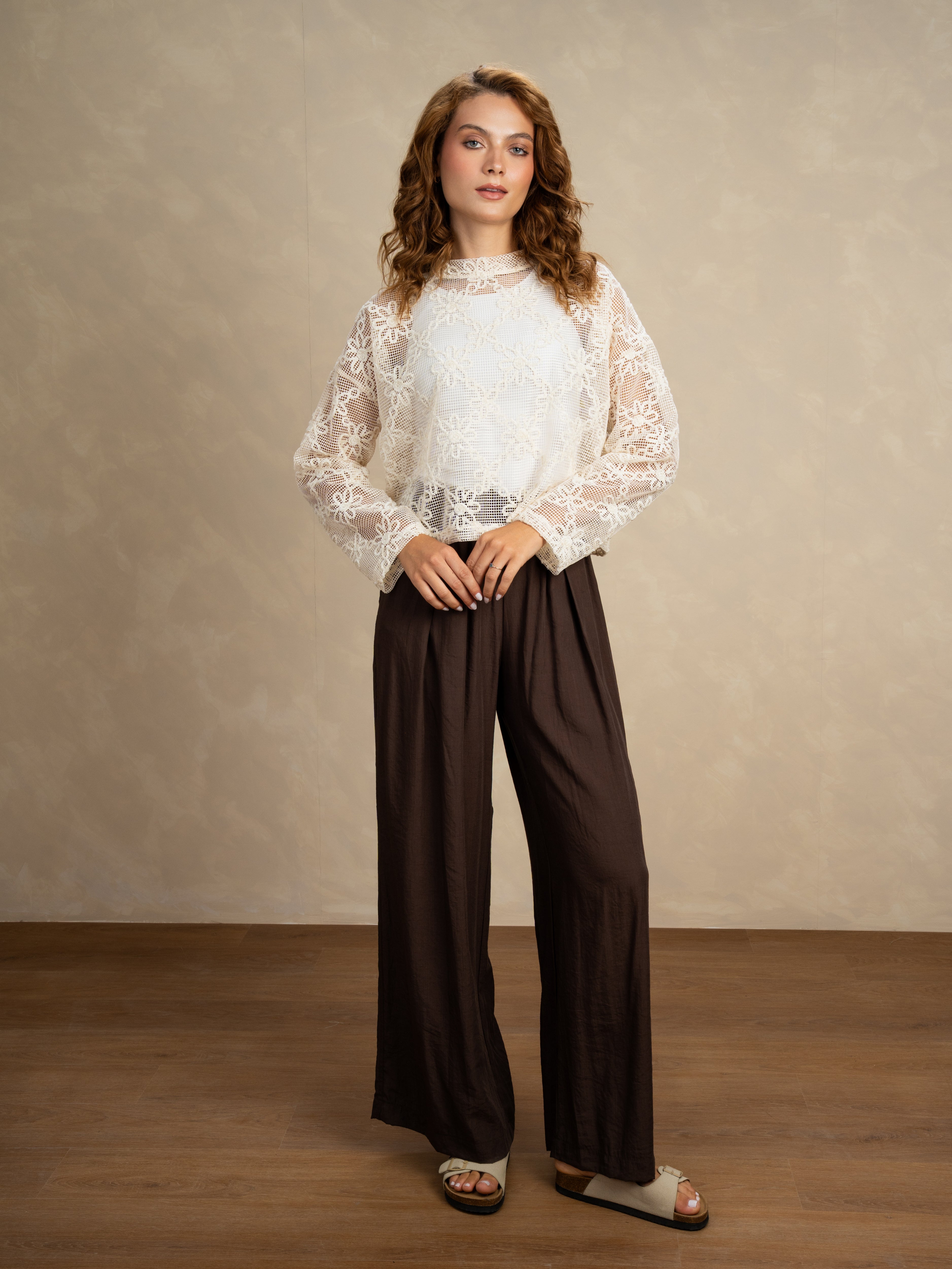 Floral Square Embroidered Body