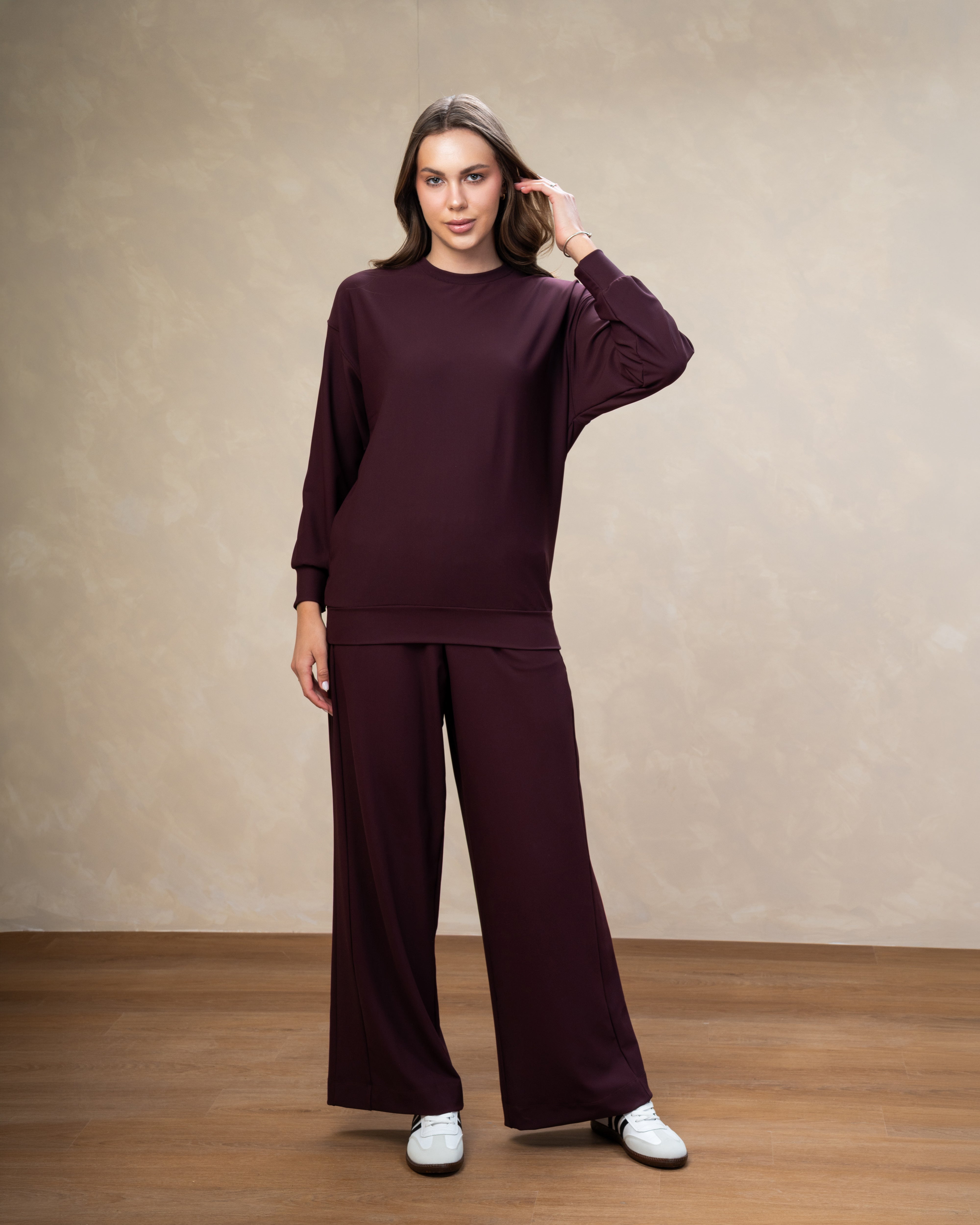 Plain Crew Neck Sweatshirt