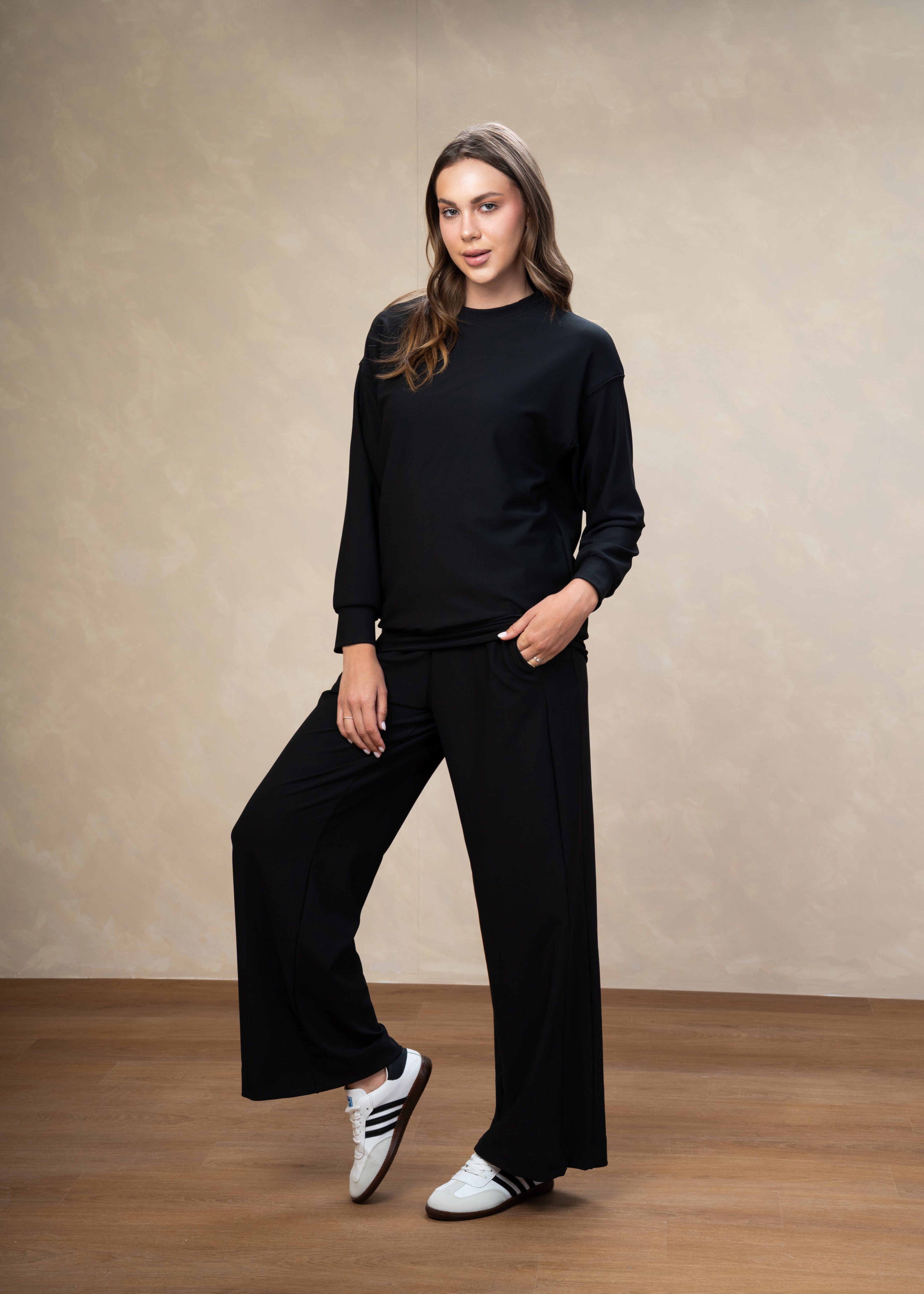 Plain Crew Neck Sweatshirt