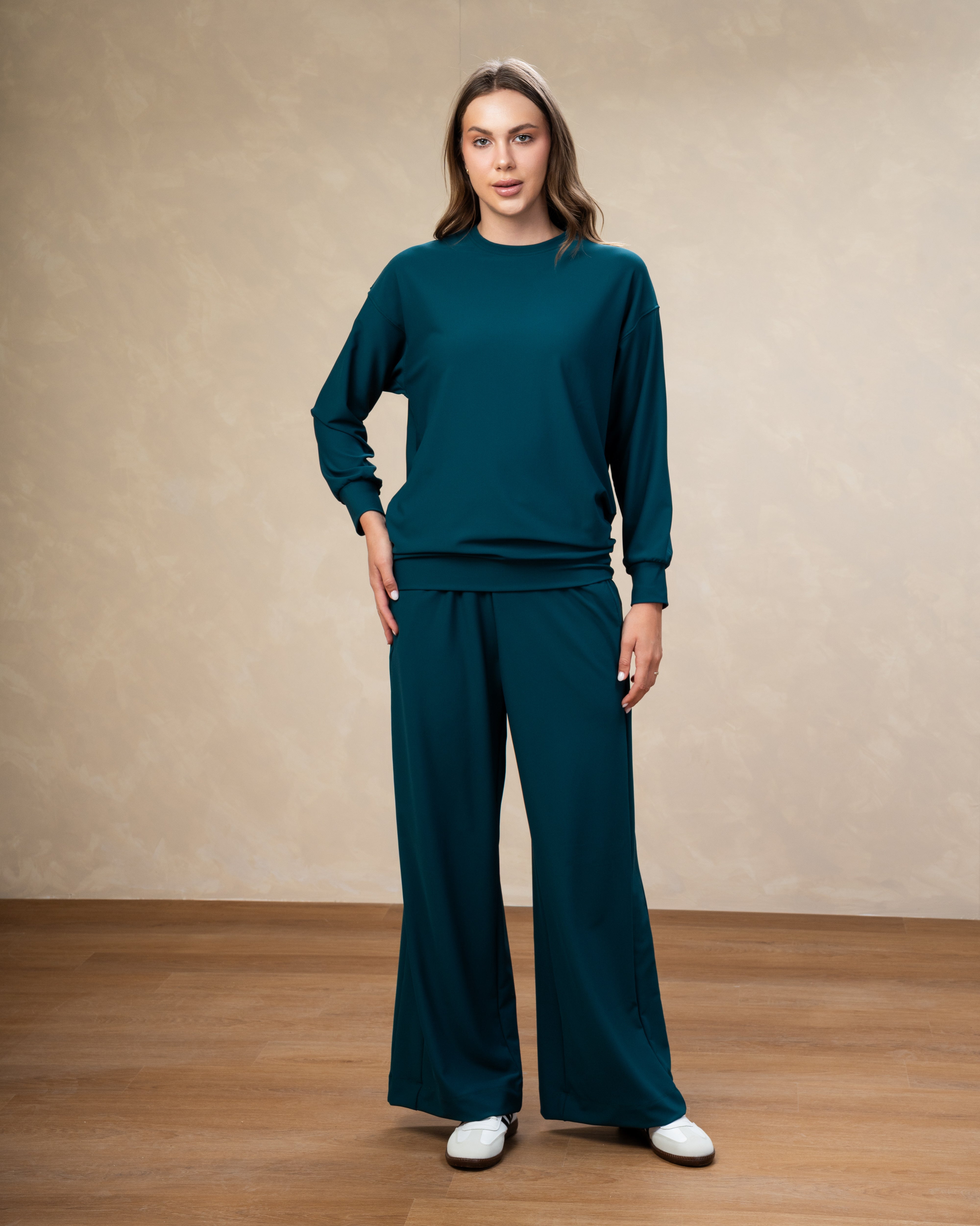 Plain Crew Neck Sweatshirt