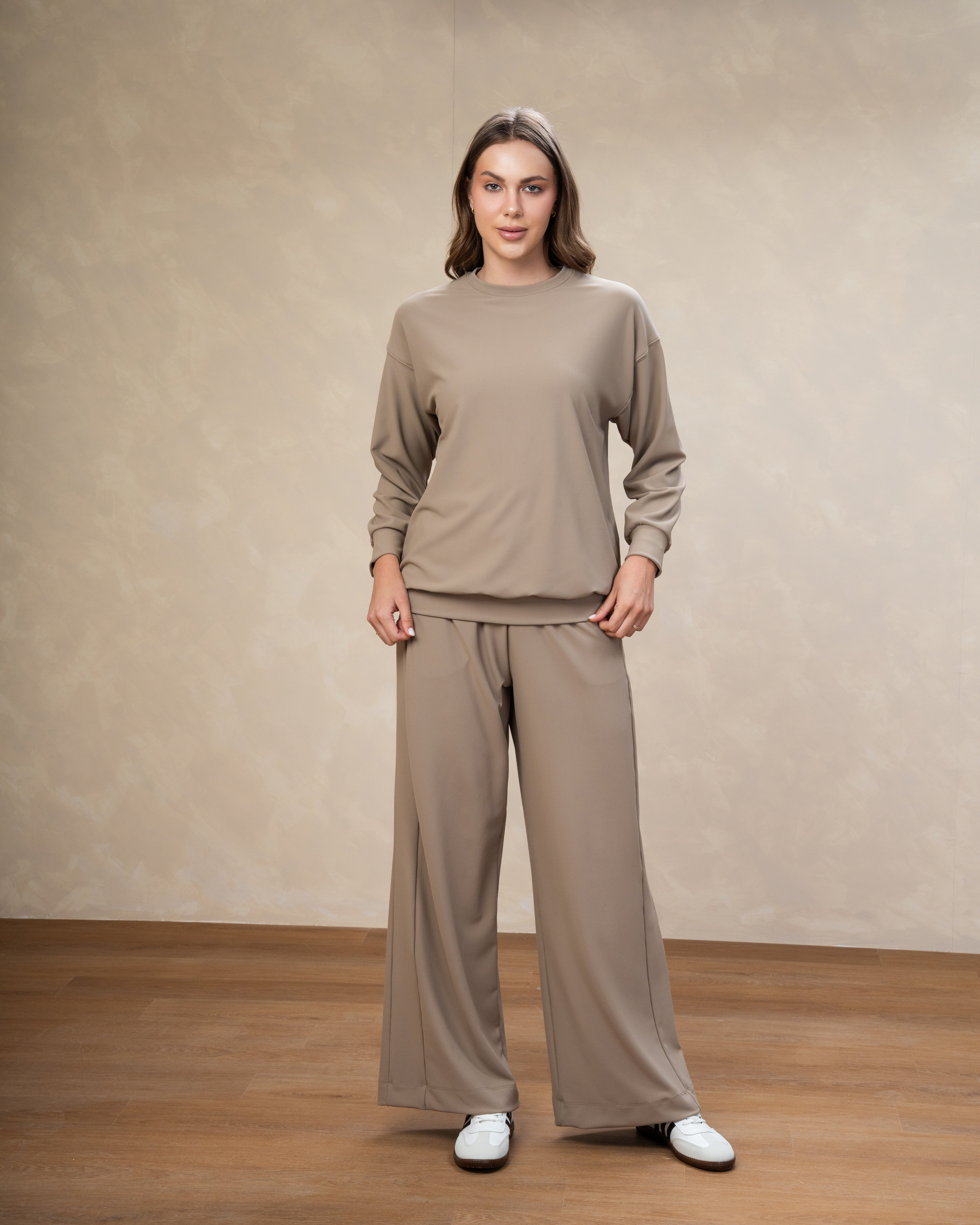Plain Crew Neck Sweatshirt