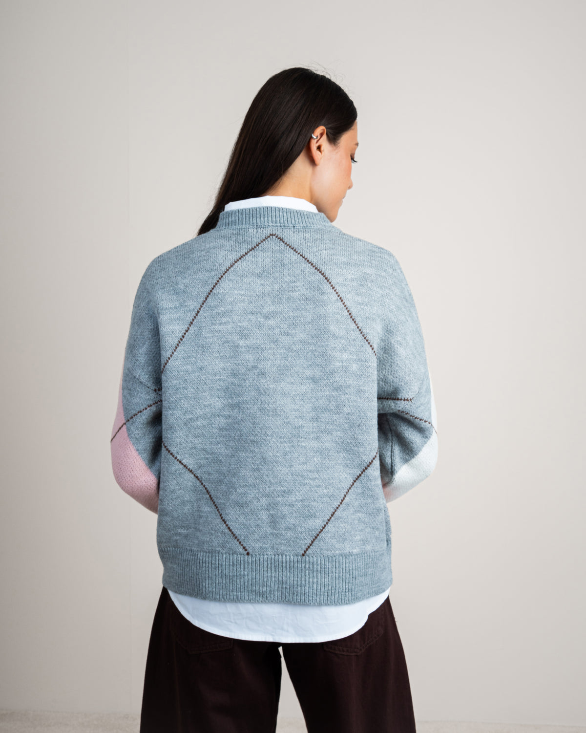 Geometric Pattern - Knitwear Pullover