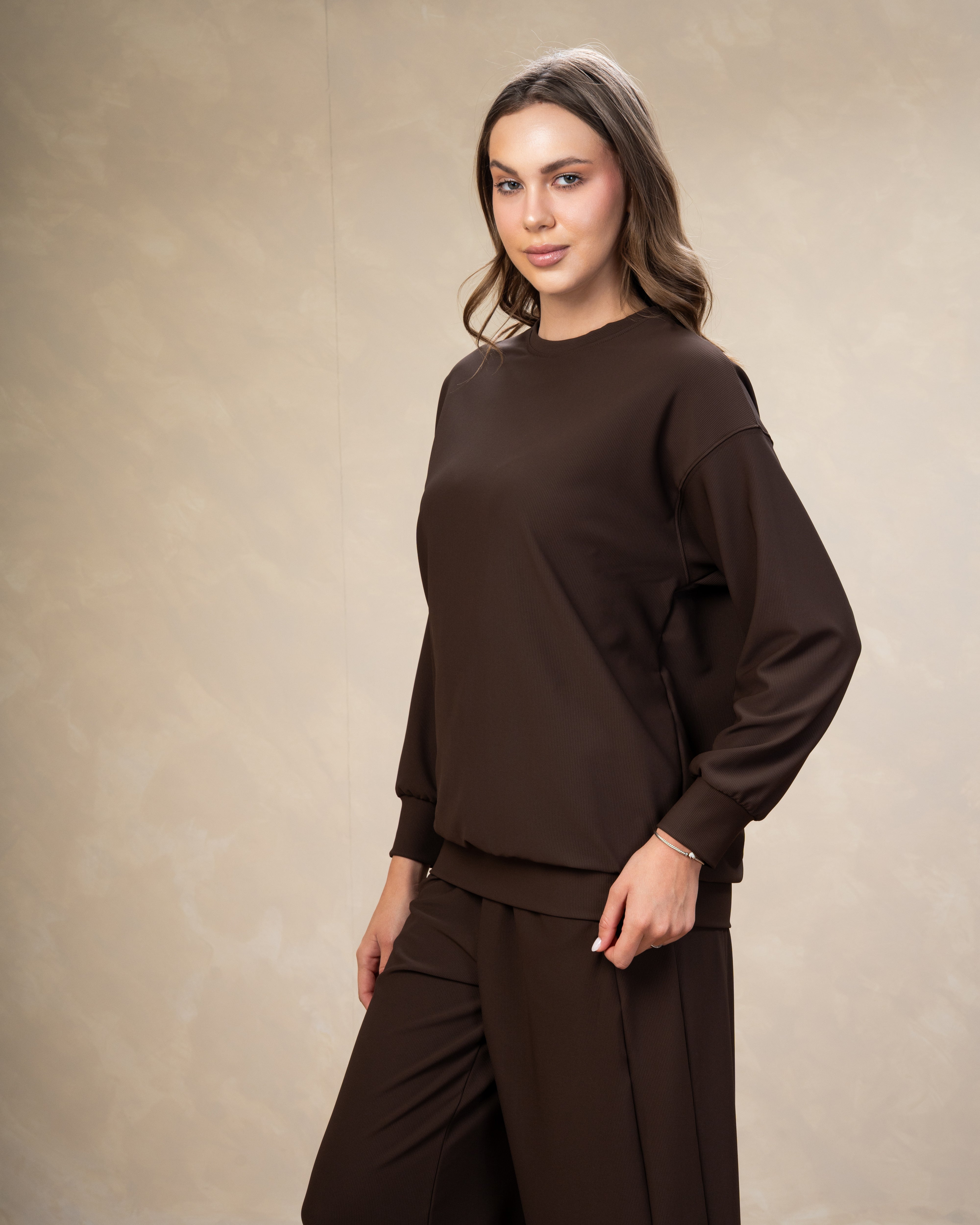 Plain Crew Neck Sweatshirt