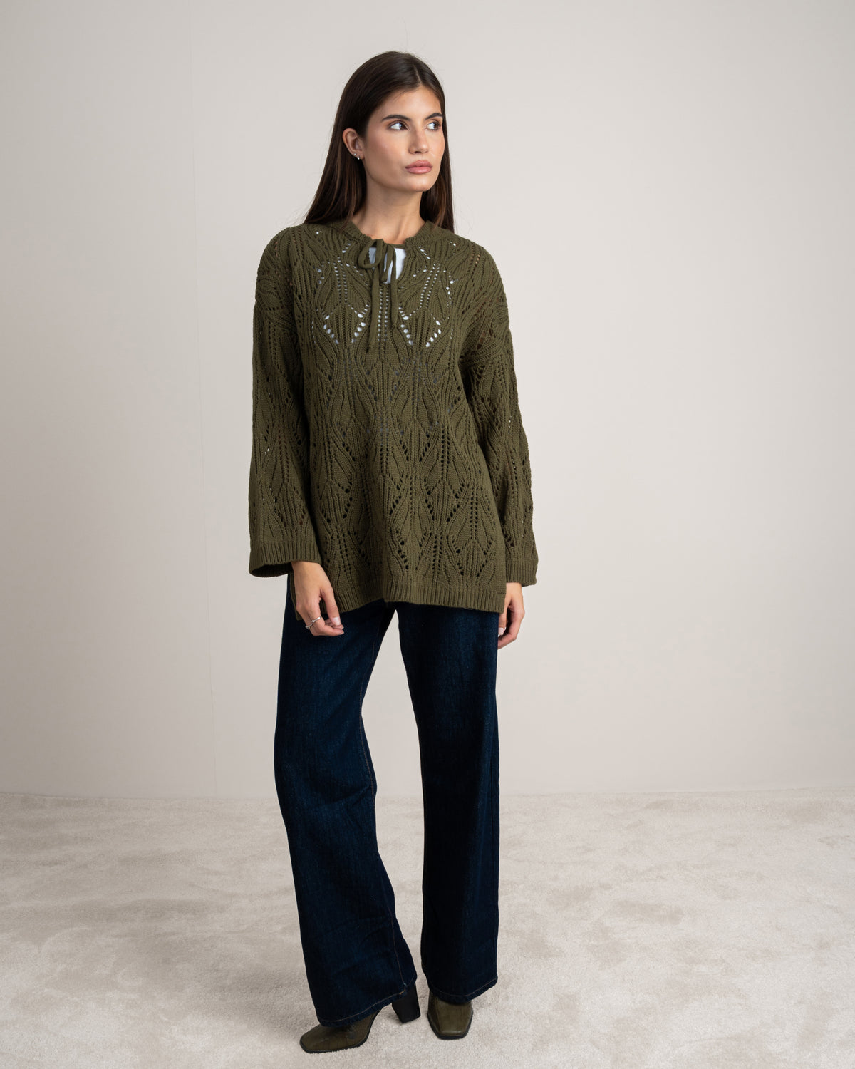 Knitwear Pullover - With Chest Stripes