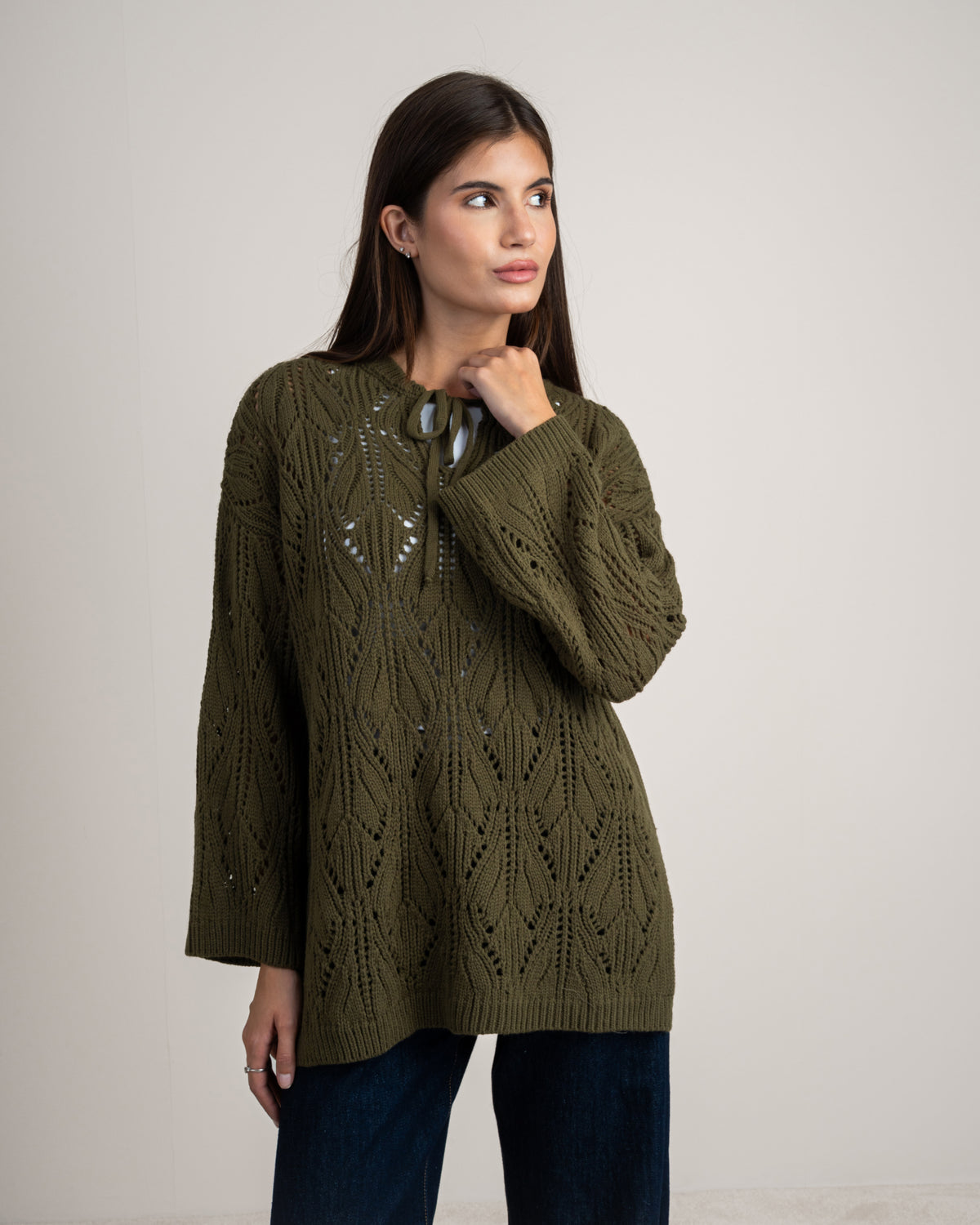 Knitwear Pullover - With Chest Stripes