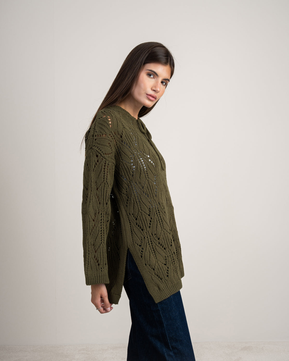 Knitwear Pullover - With Chest Stripes