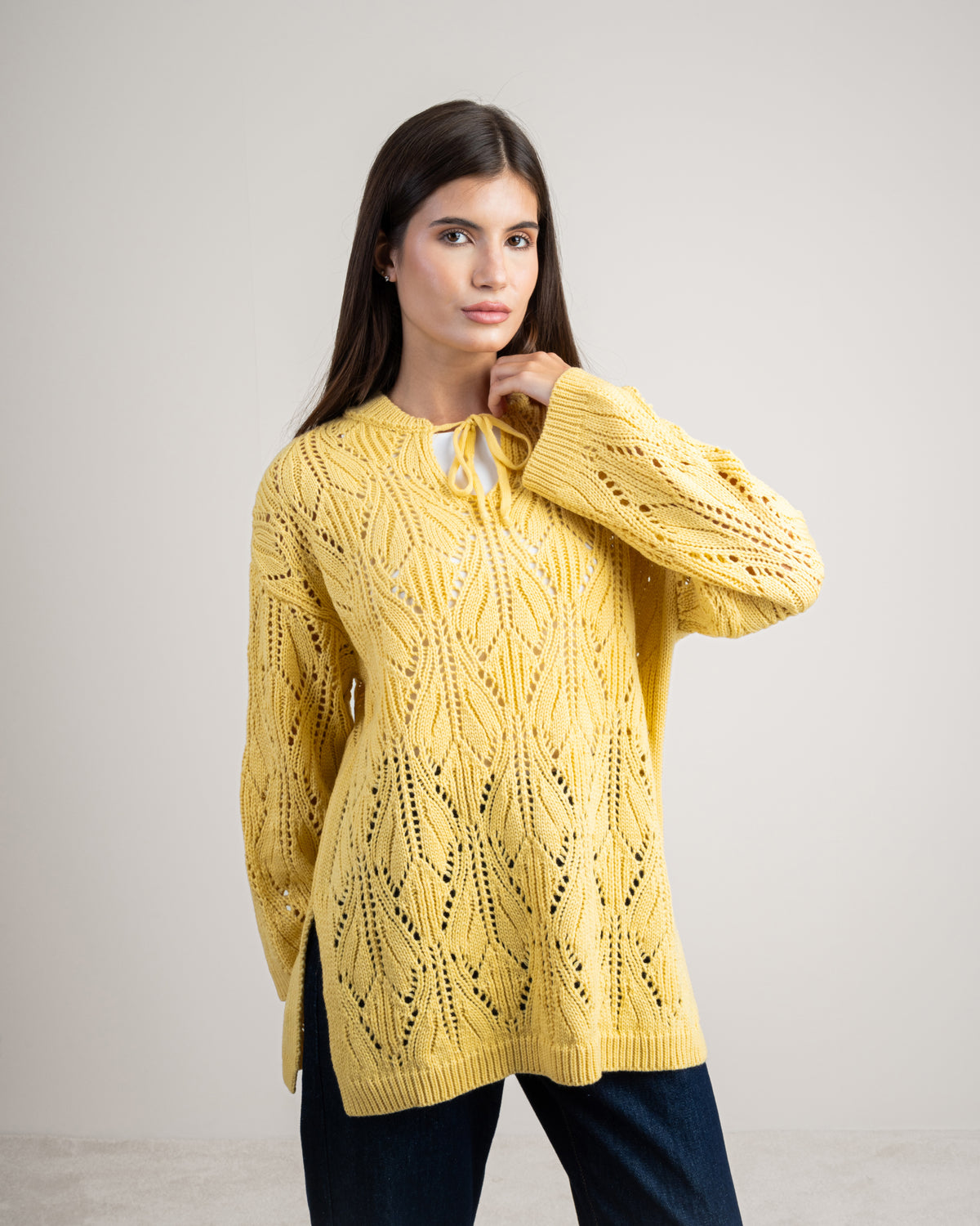 Knitwear Pullover - With Chest Stripes