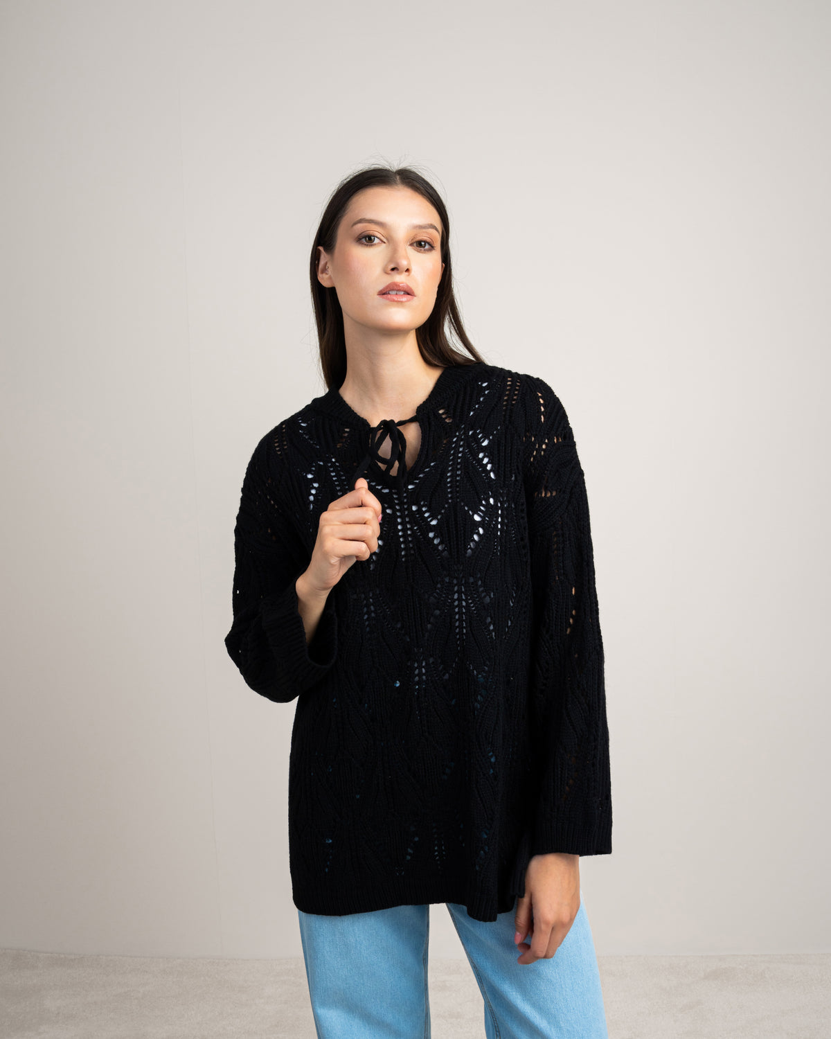 Knitwear Pullover - With Chest Stripes