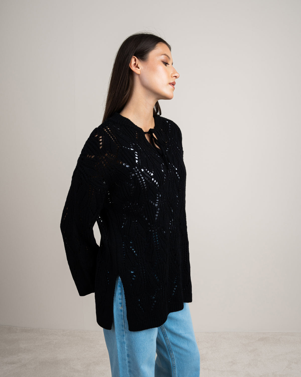 Knitwear Pullover - With Chest Stripes