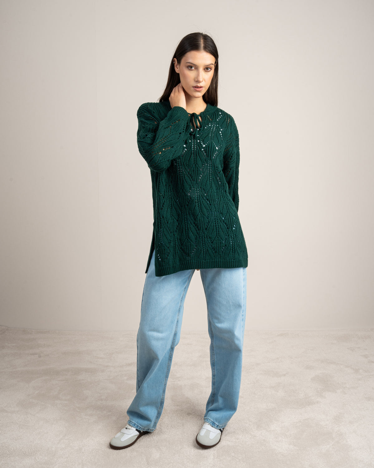 Knitwear Pullover - With Chest Stripes