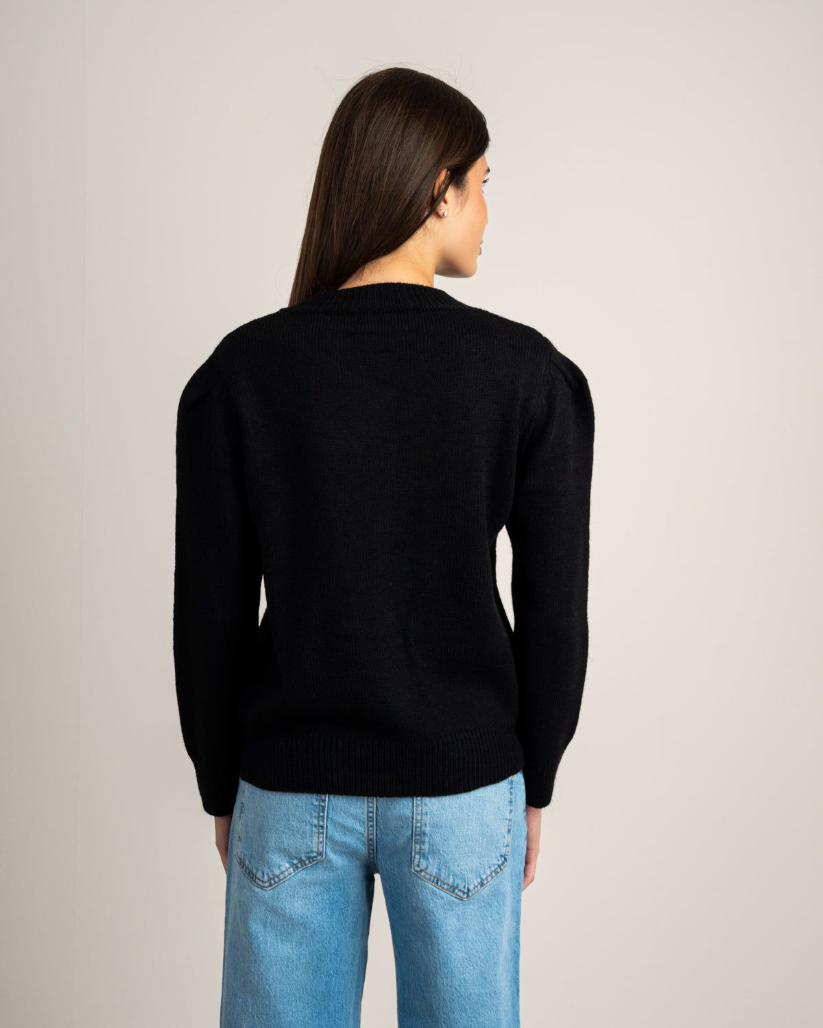 Knitwear Pullover - With Gold Buttons