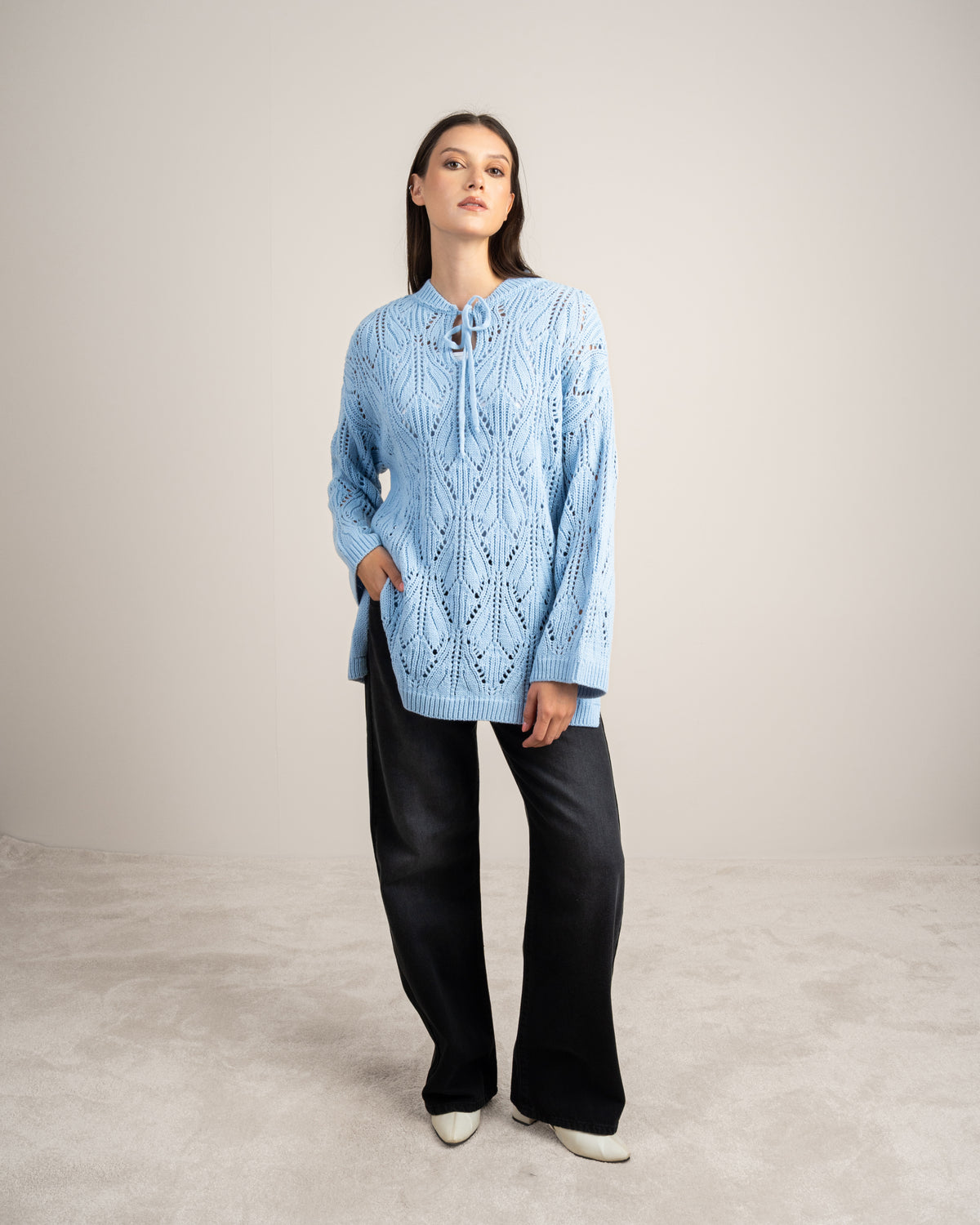 Knitwear Pullover - With Chest Stripes