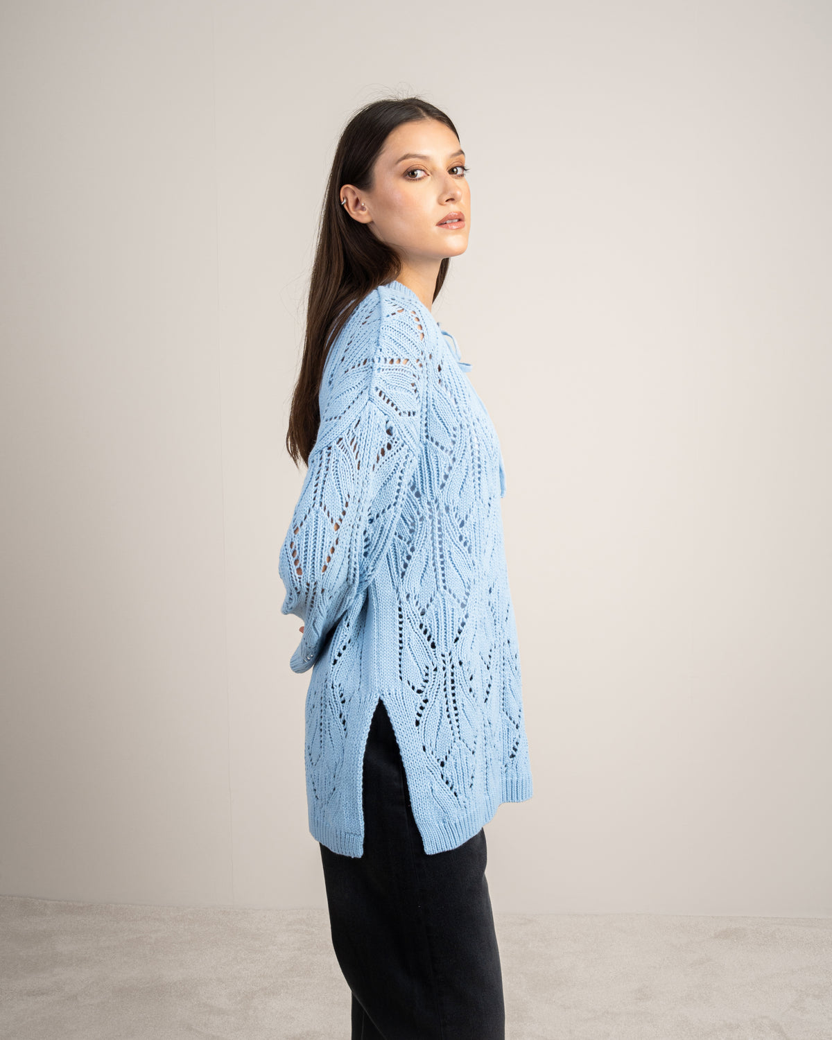 Knitwear Pullover - With Chest Stripes