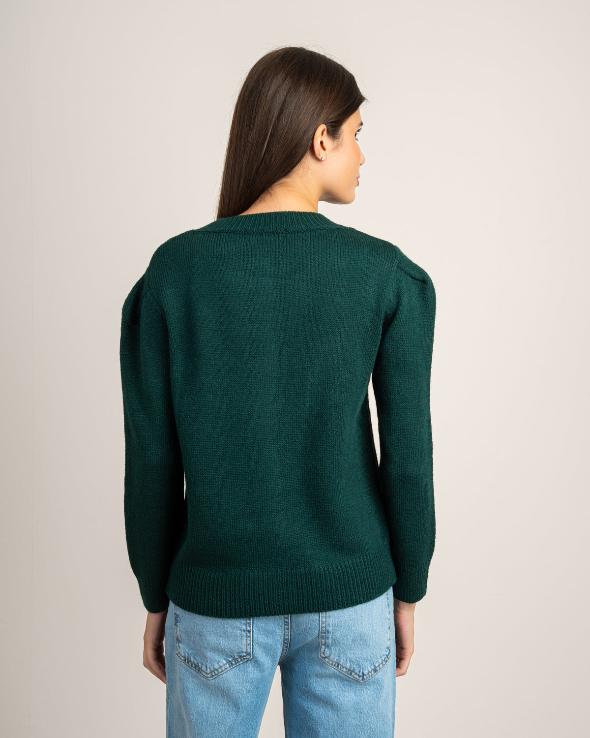 Knitwear Pullover - With Gold Buttons