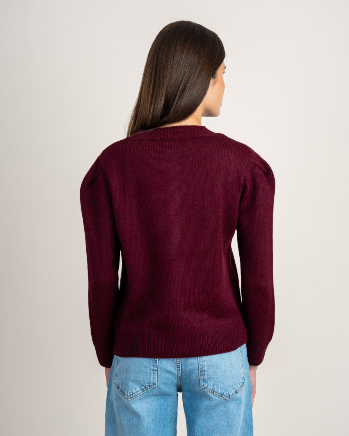 Knitwear Pullover - With Gold Buttons