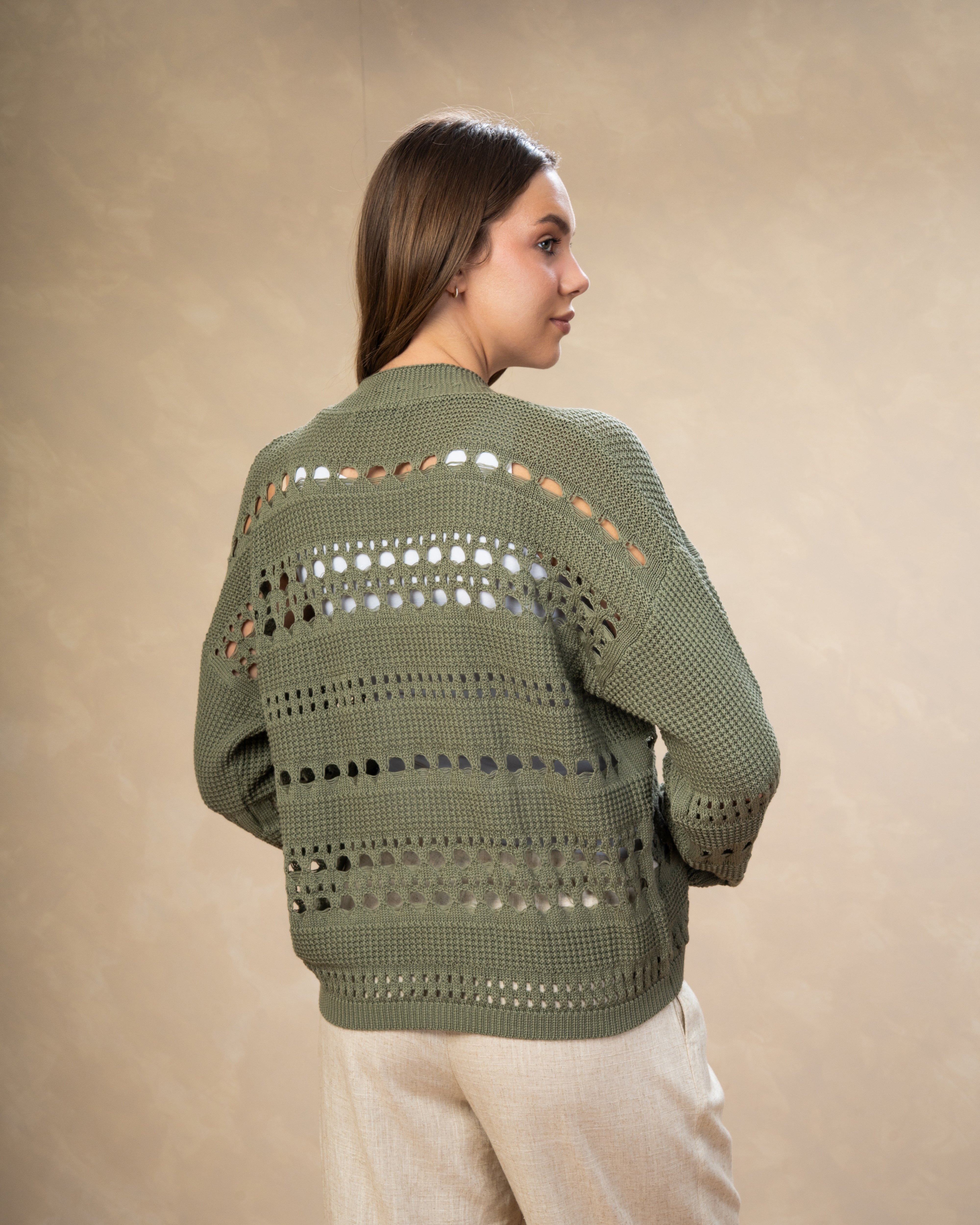 Knitwear Cardigan - With Gold Buttons