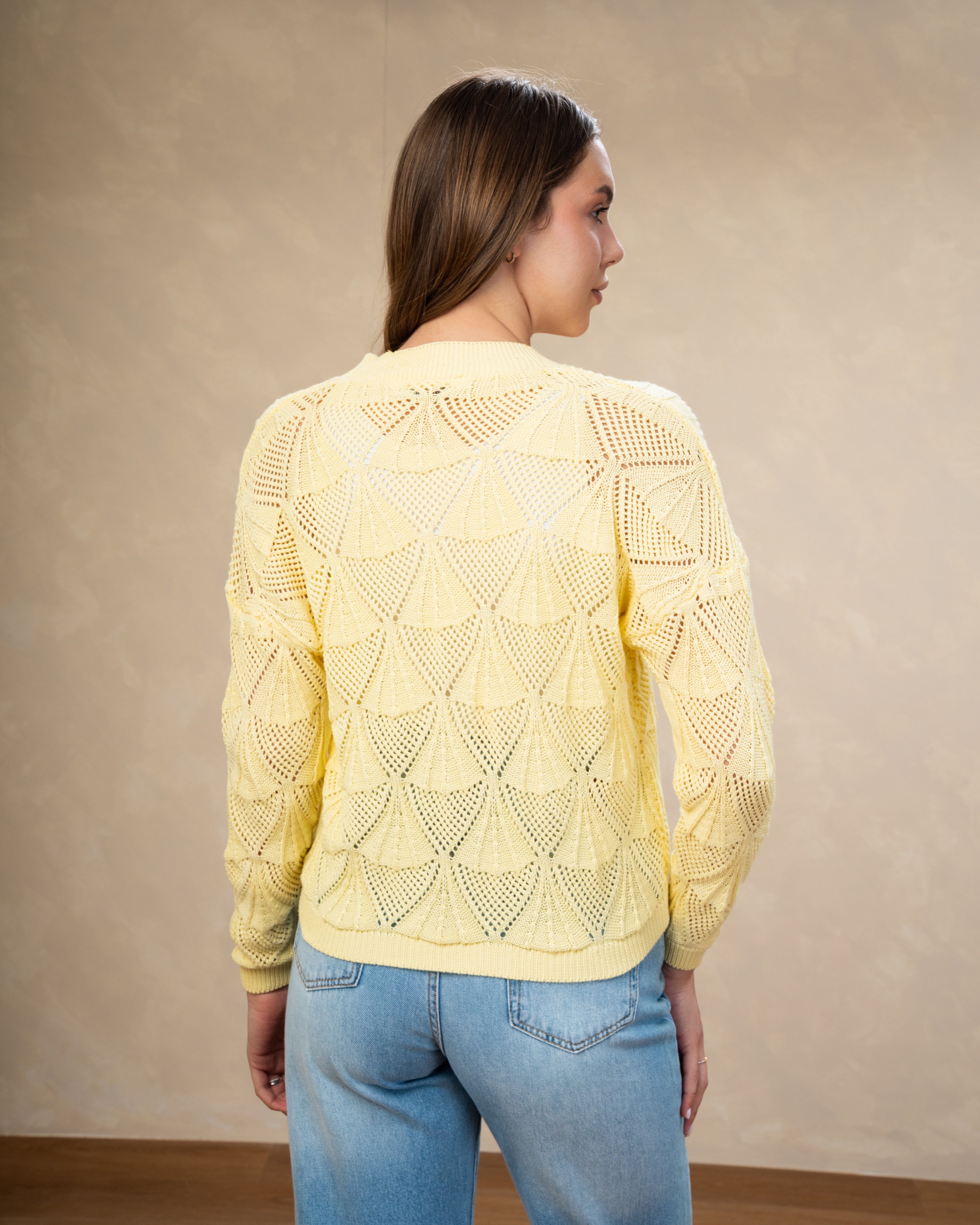 Knitwear Cardigan - With Gold Buttons