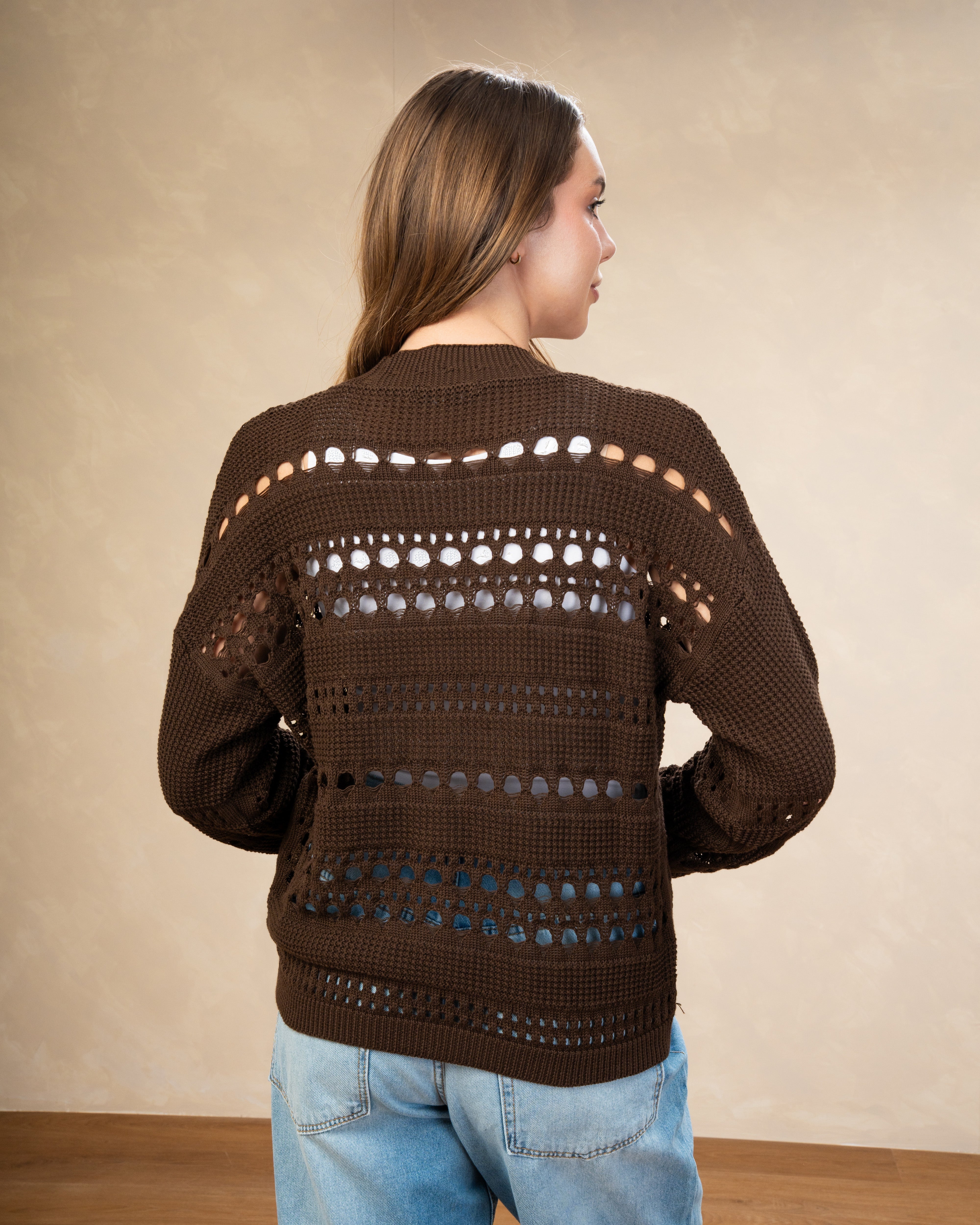 Knitwear Cardigan - With Gold Buttons