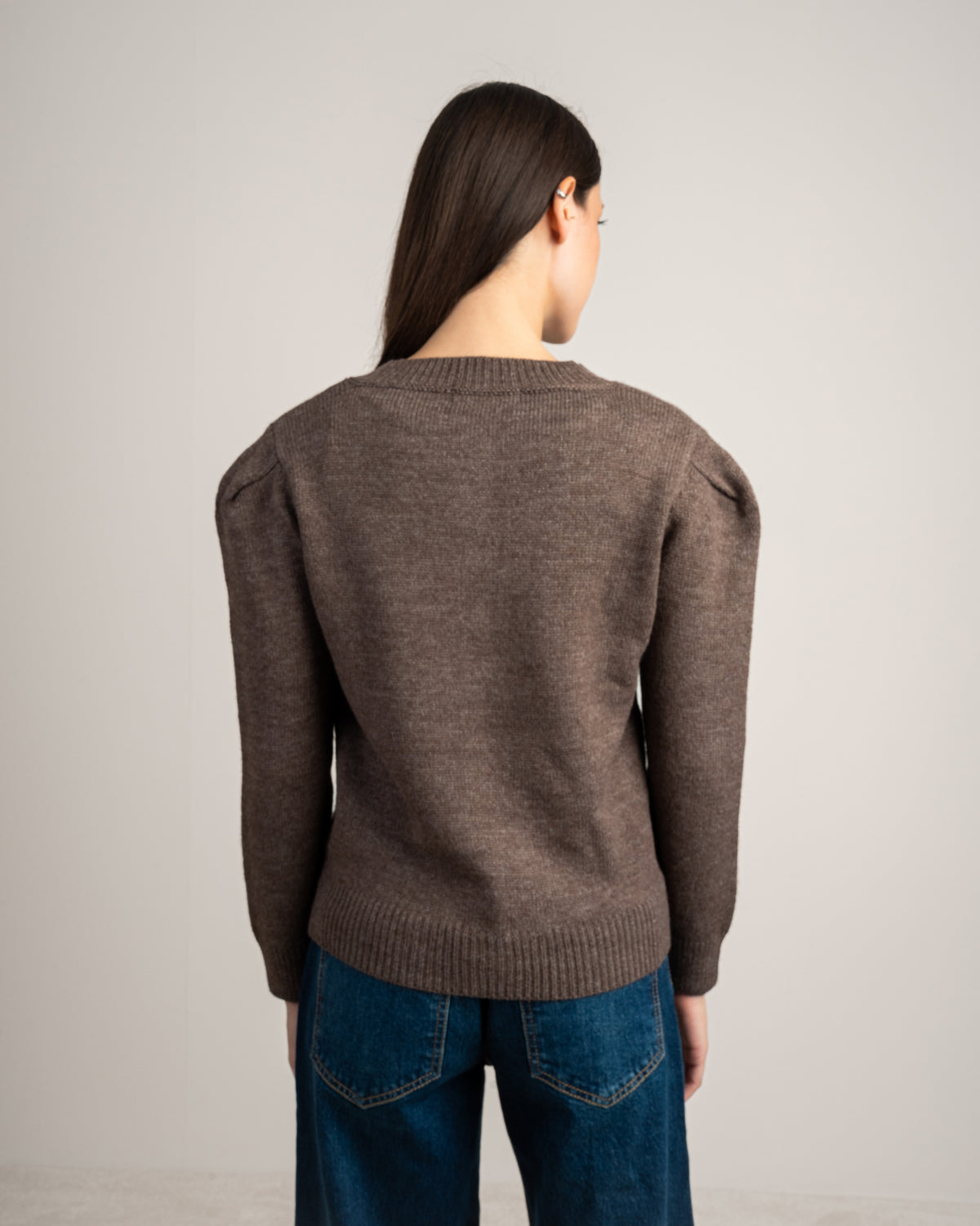 Knitwear Pullover - With Gold Buttons