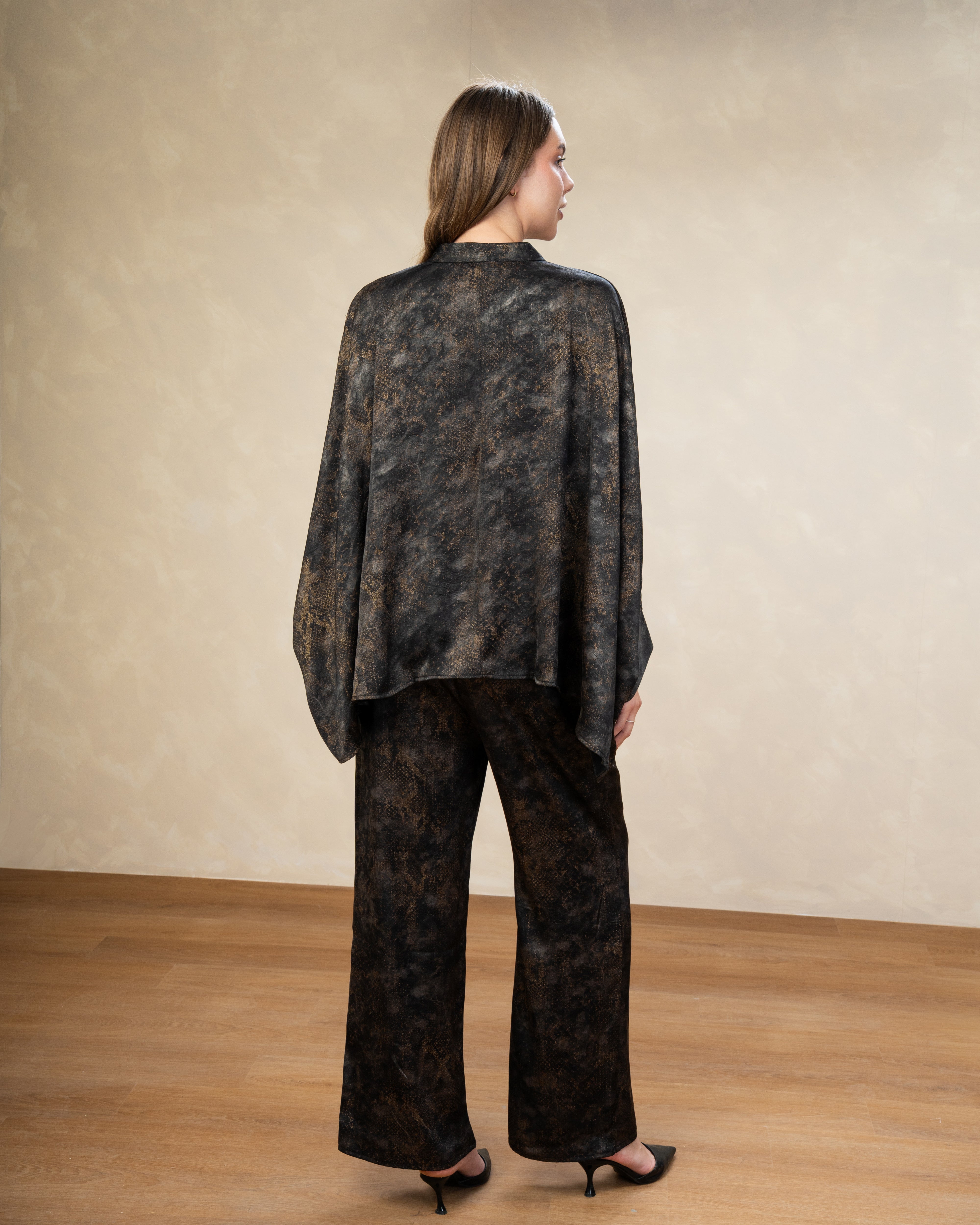 Printed Satin Shirt - In Different Colors