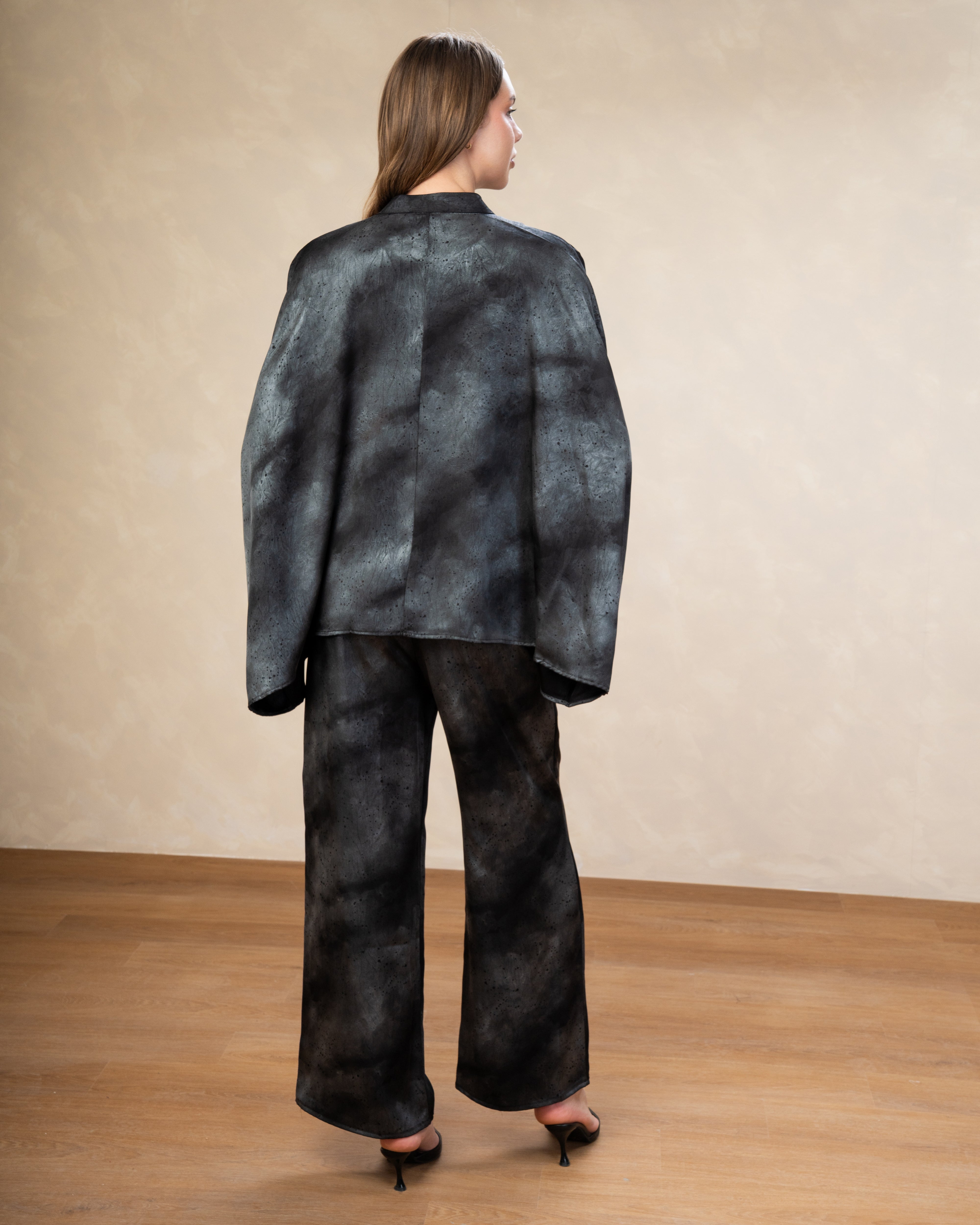 Printed Satin Shirt - In Different Colors