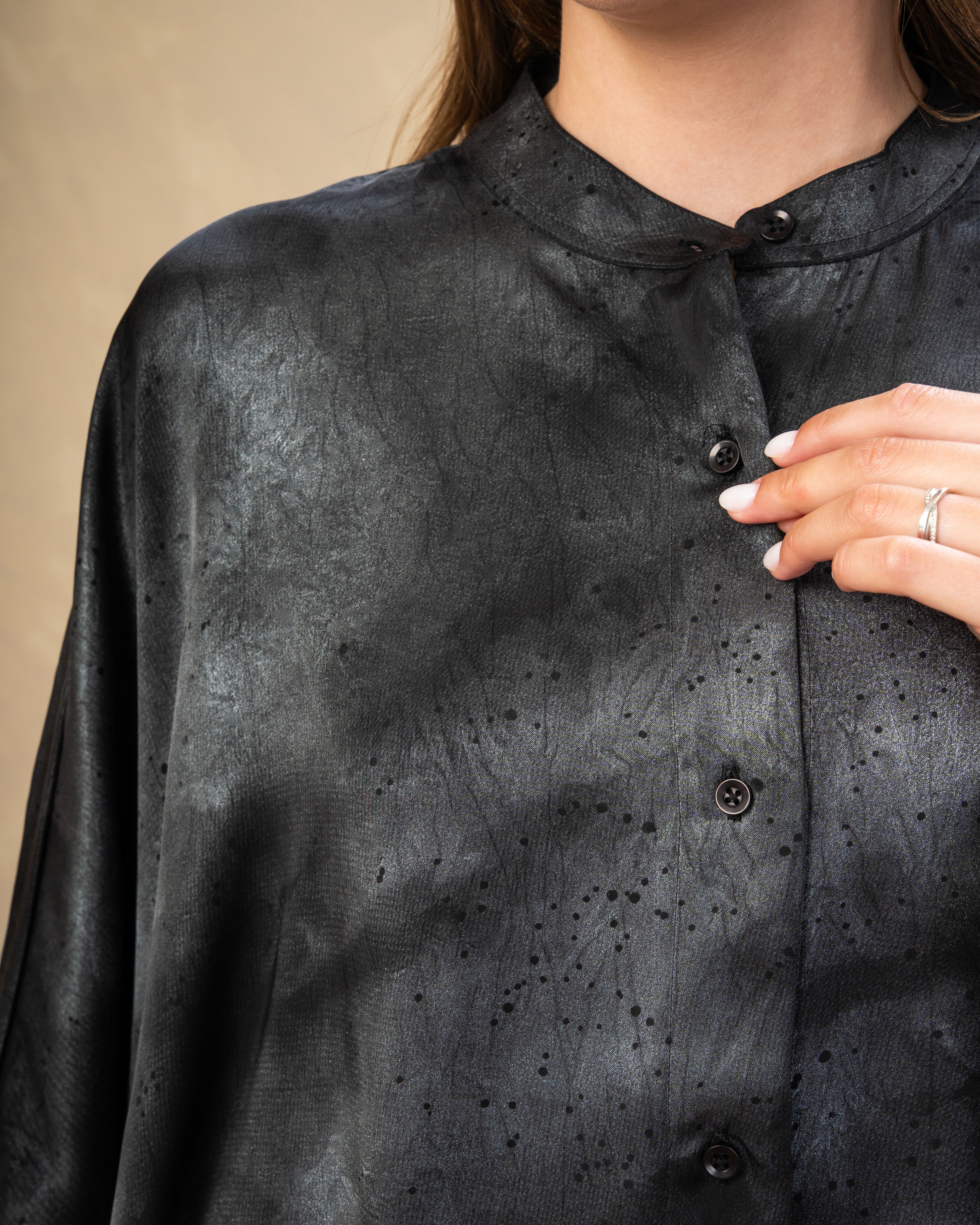 Printed Satin Shirt - In Different Colors