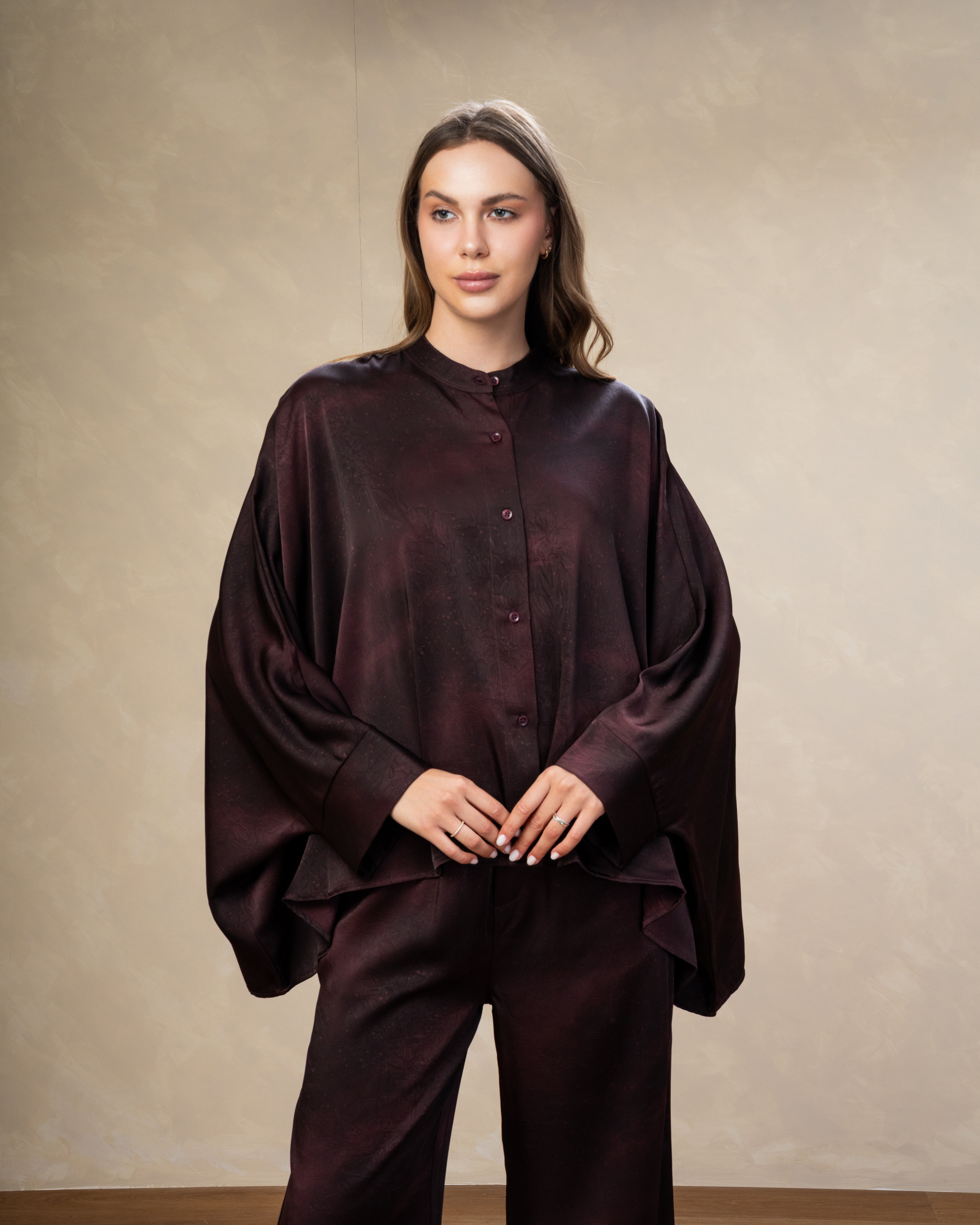 Printed Satin Shirt - In Different Colors
