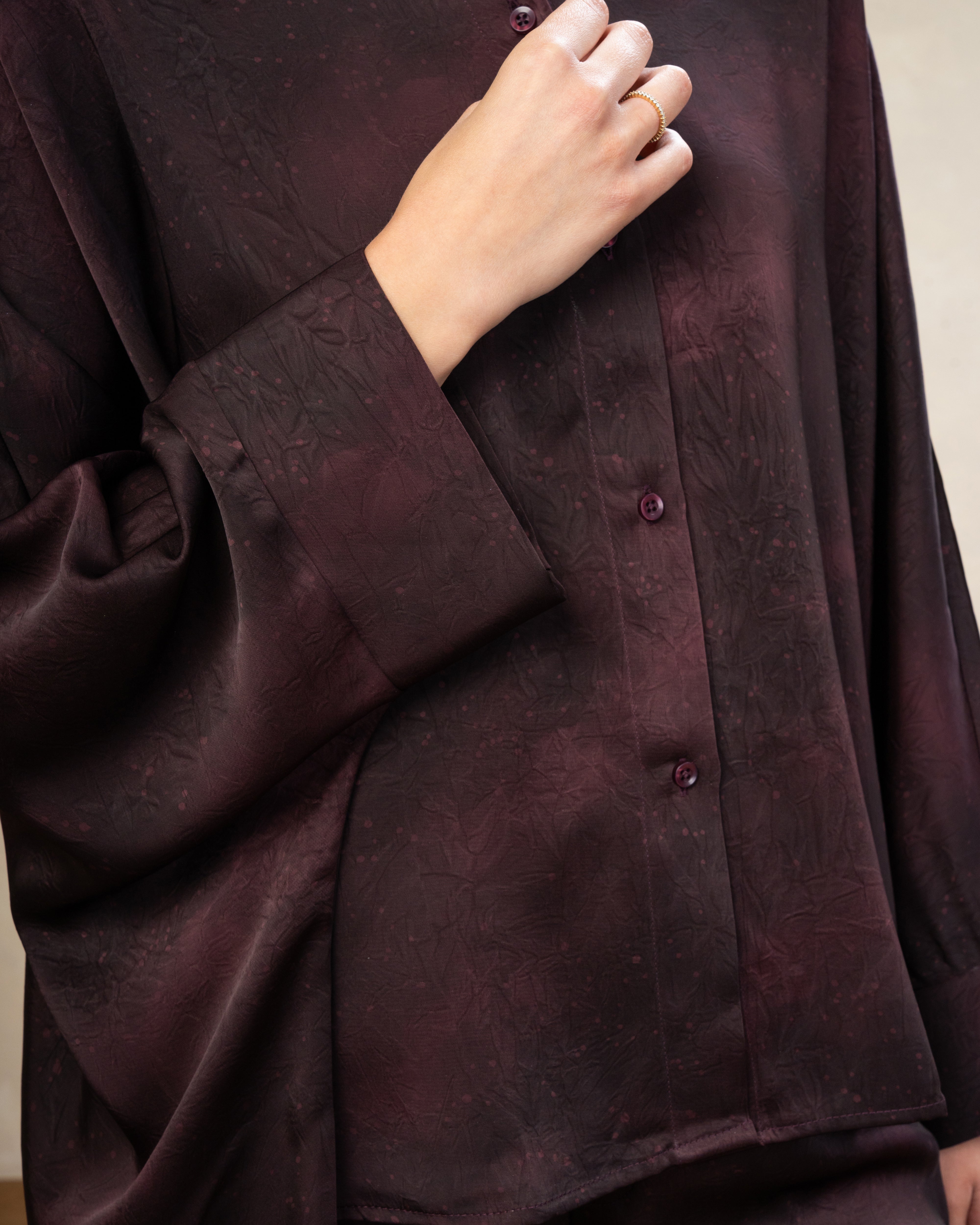 Printed Satin Shirt - In Different Colors