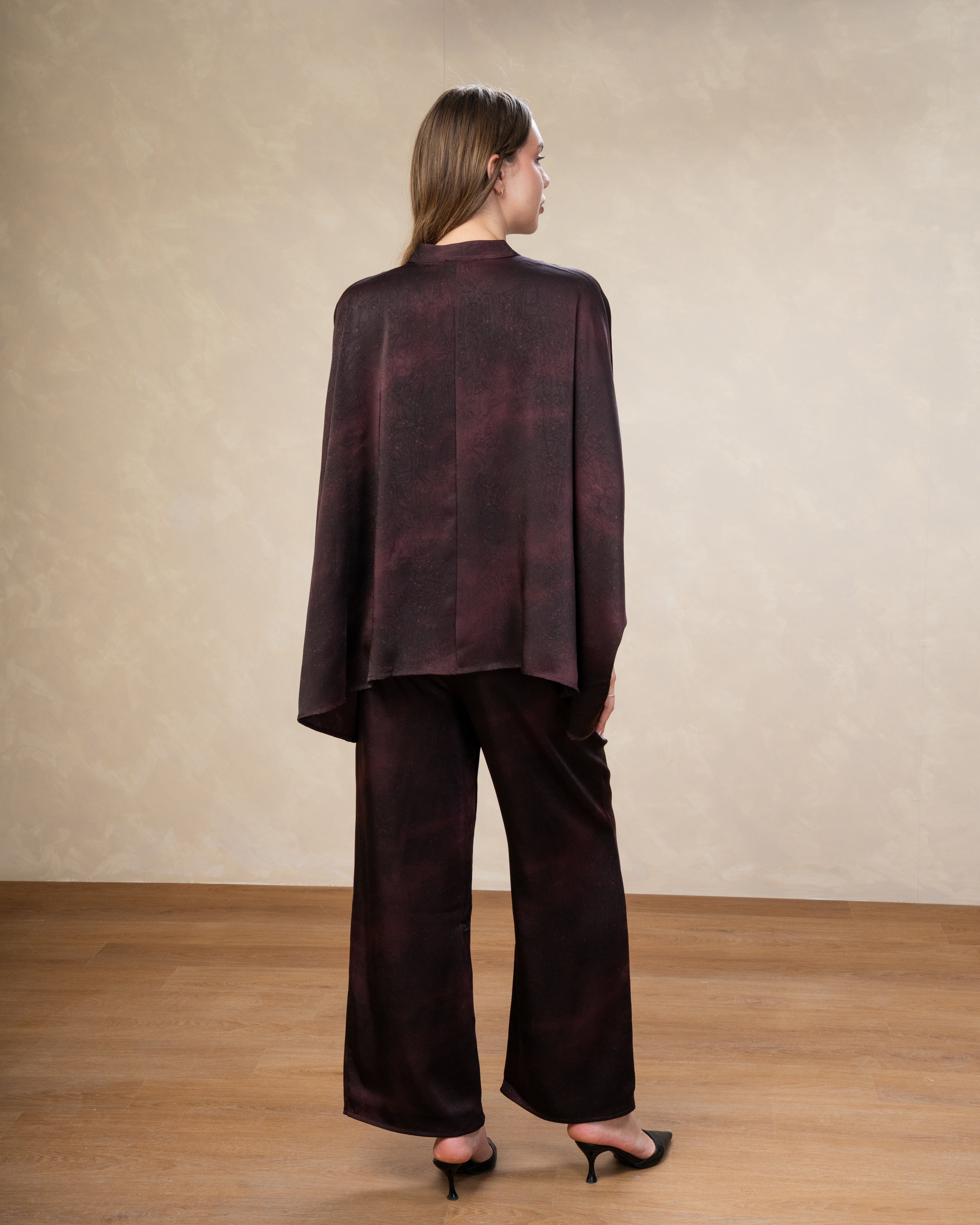 Printed Satin Shirt - In Different Colors