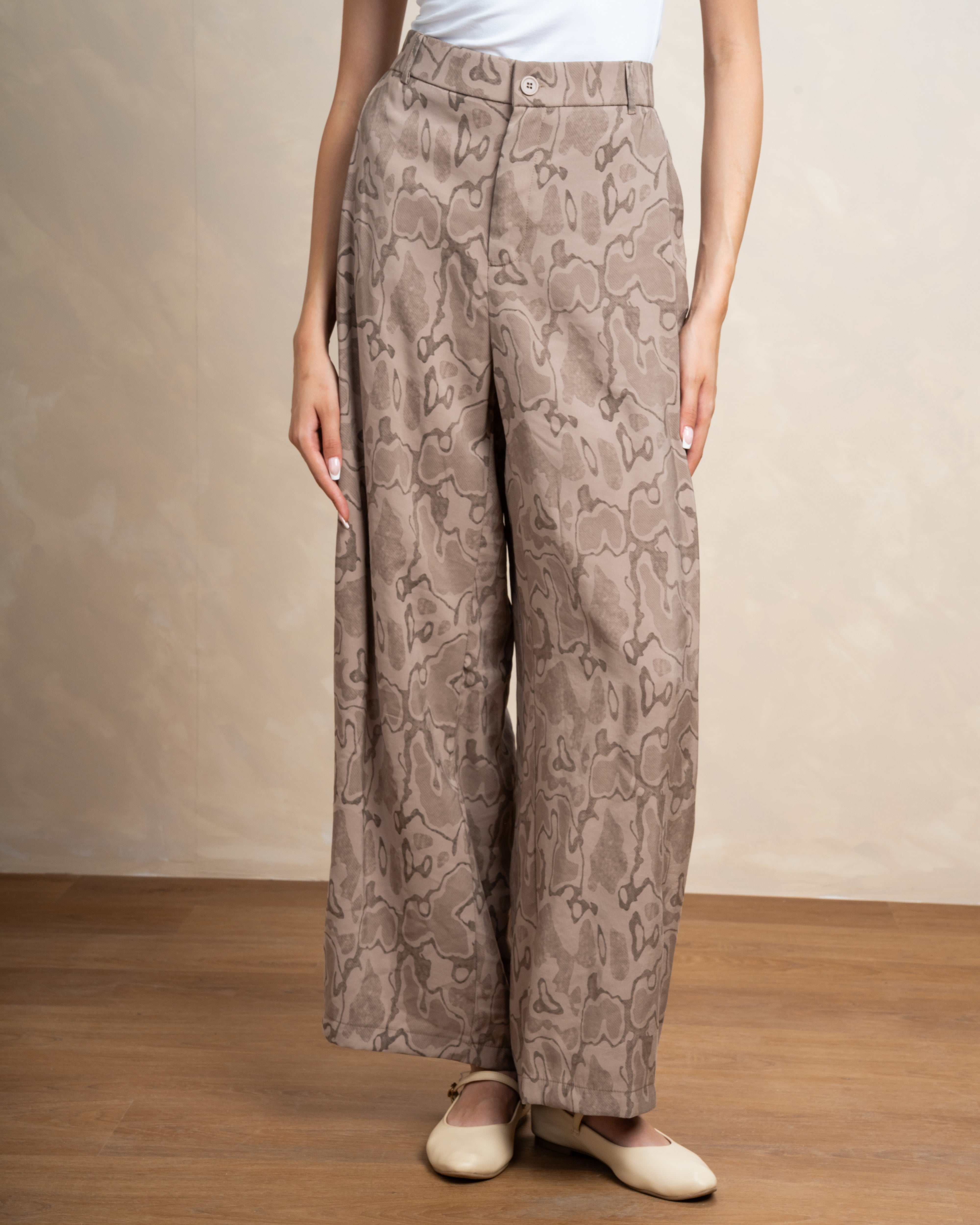Wave Print Trouser