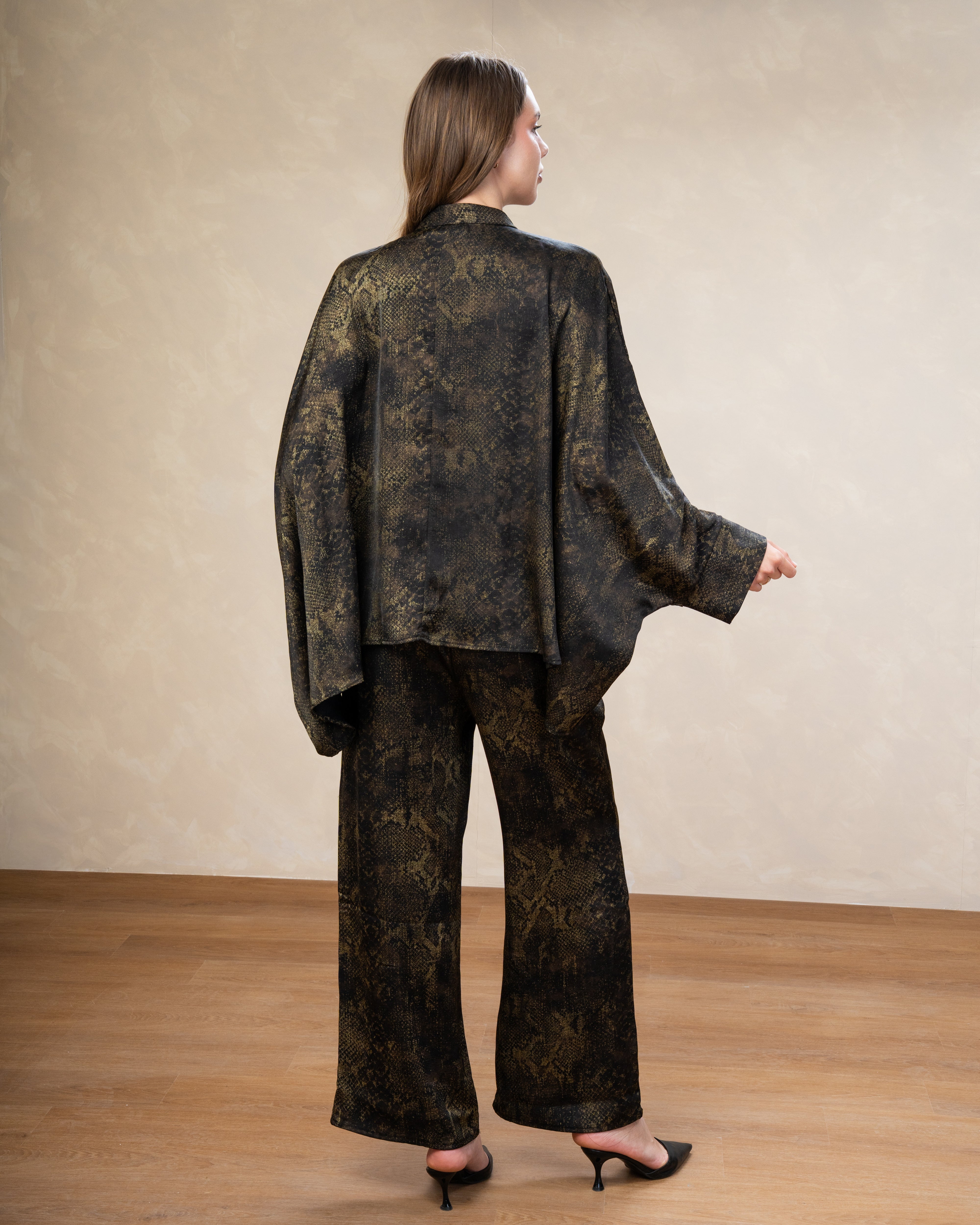 Printed Satin Shirt - In Different Colors