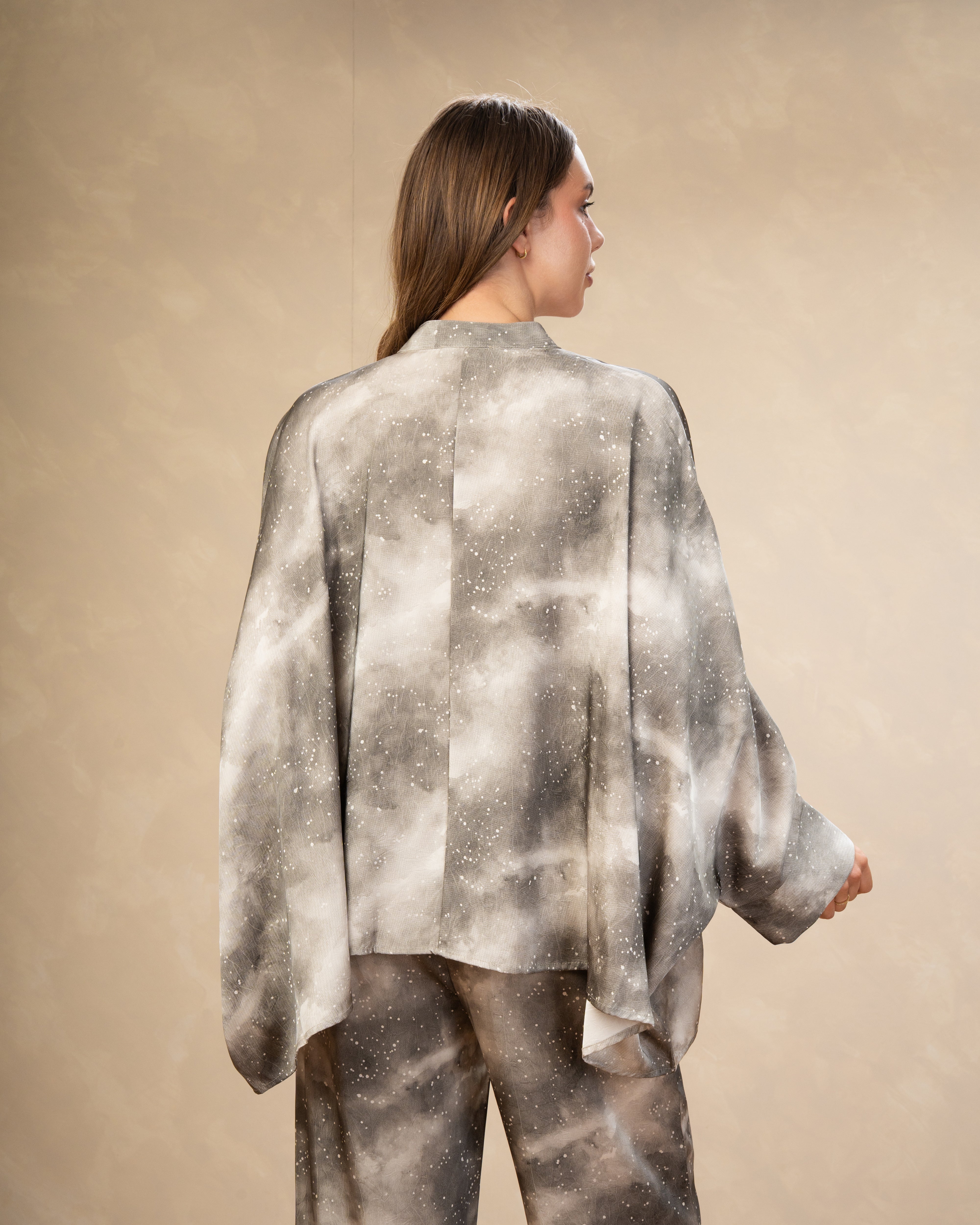 Printed Satin Shirt - In Different Colors
